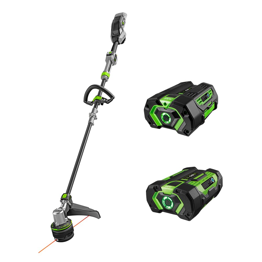 EGO POWER+ String Trimmer, 16" Cordless Weed Trimmer with POWERLOAD, LINE IQ, Telescopic Carbon Fiber Shaft, Includes 56V 4.0Ah Battery and Charger - ST1623T