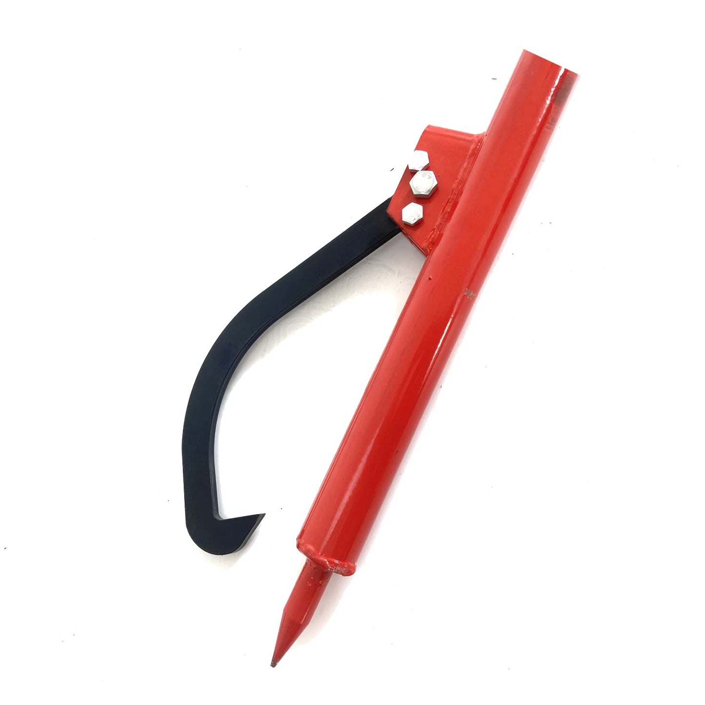 XROPURR Log Peavey Steel Handle Log Peavey Tool - Logger Peavy Hook Log Roller Tool, max 19 Inch Opening Felling Log Roller Tool (47")