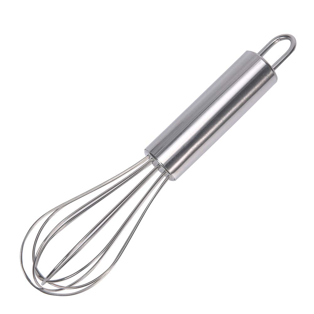 Huakai stainless steel small whisk for cheese, coffee, eggs, very handy (6 inches)