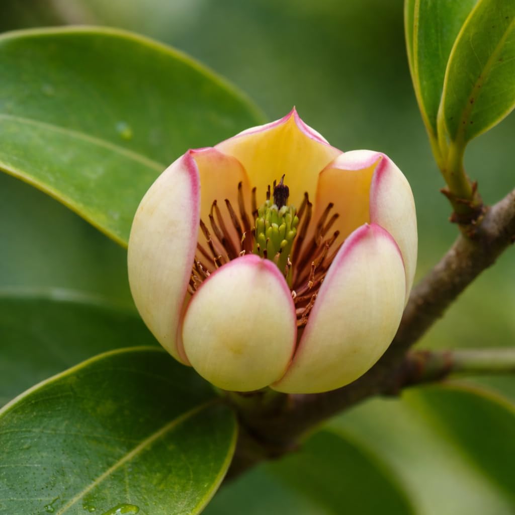 Banana Magnolia Bush (Banana Shrub) - 12-18" Tall Live Plant - Gallon Pot - Fragrant Evergreen Flowering Hedge - Magnolia figo