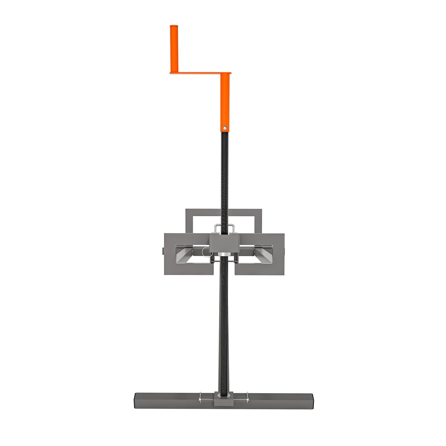 RocVanc Lawn Mower Lift Jack for 41" Ride on Lawn Mowers & Garden Tractors, 880Lbs Foldable Riding Lawn Tractor Lift Telescopic Maintenance Jack Lift Platform with Manual and Power Tool Handles (Grey)