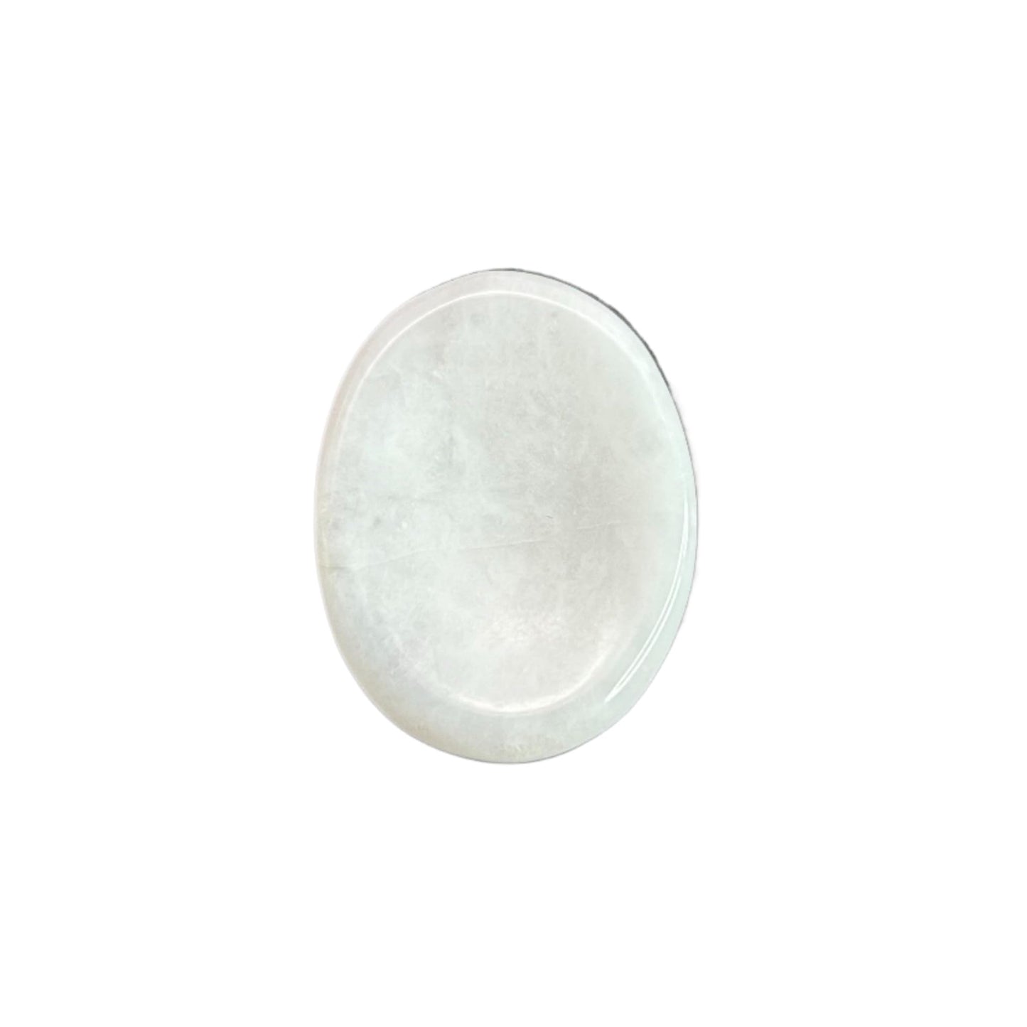 Snow Quartz Thumb Worry Stones Metaphysical Gemstone Crystal Healing Reiki Men Women Gift FENG Shui Positive Energy Love Wellness Palm Stones Wicca Powerful