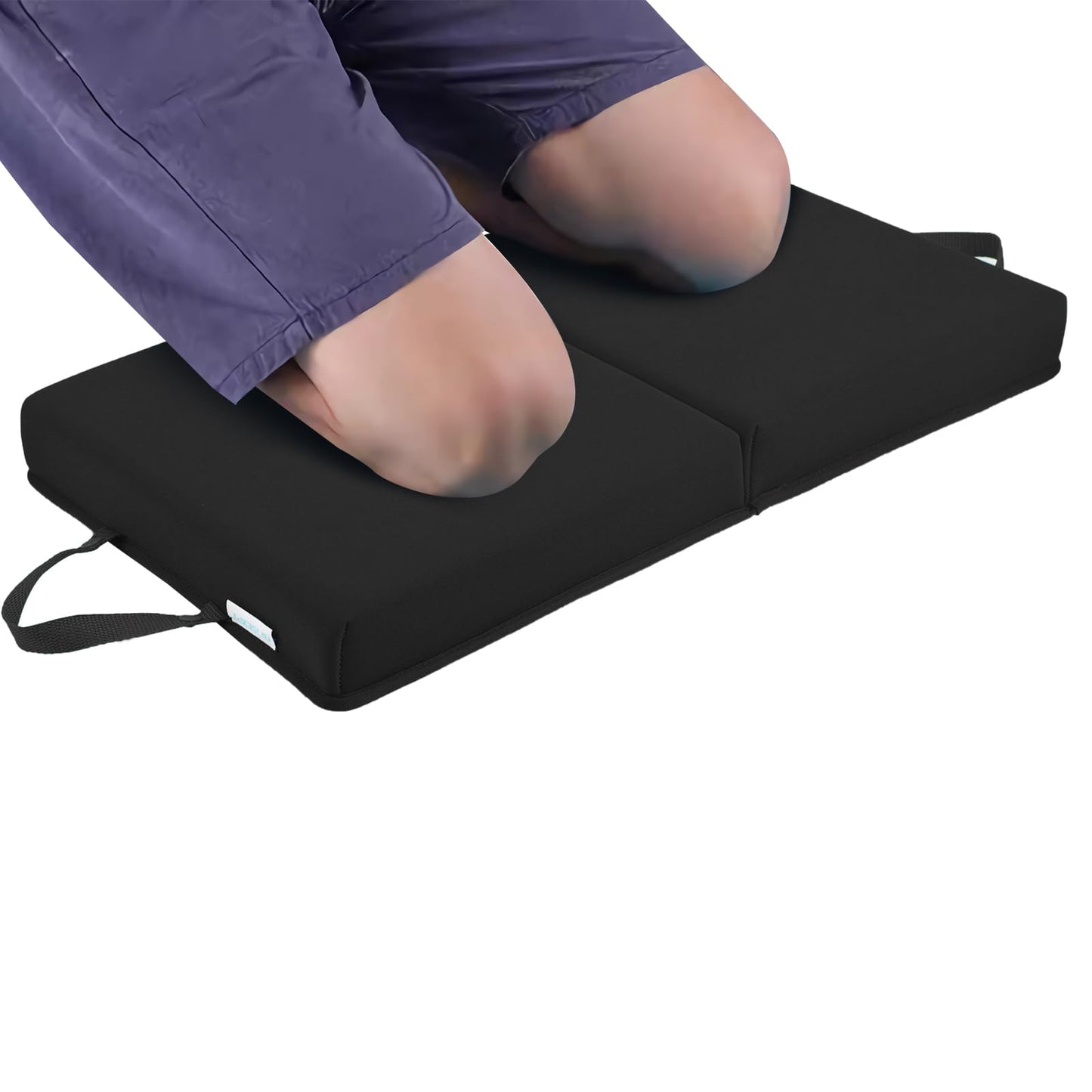 OFiSEXPT Garden Kneeling Pad, Memory Foam Knee Cushions for Gardening, Extra Thick Knee Pad, Water Resistant Prayer Pillow for Work, Yoga, Physical Therapy(Black)