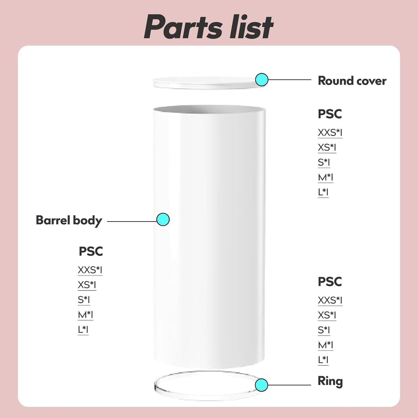 Sedeke 3PC Cylinder Pedestal for Party, Large White Cake Stand, Pedestal Display Plinth Pillars for Wedding Ceremony Birthday Party Art Decor--35.4''(L),29.5''(M),23.6''(S)