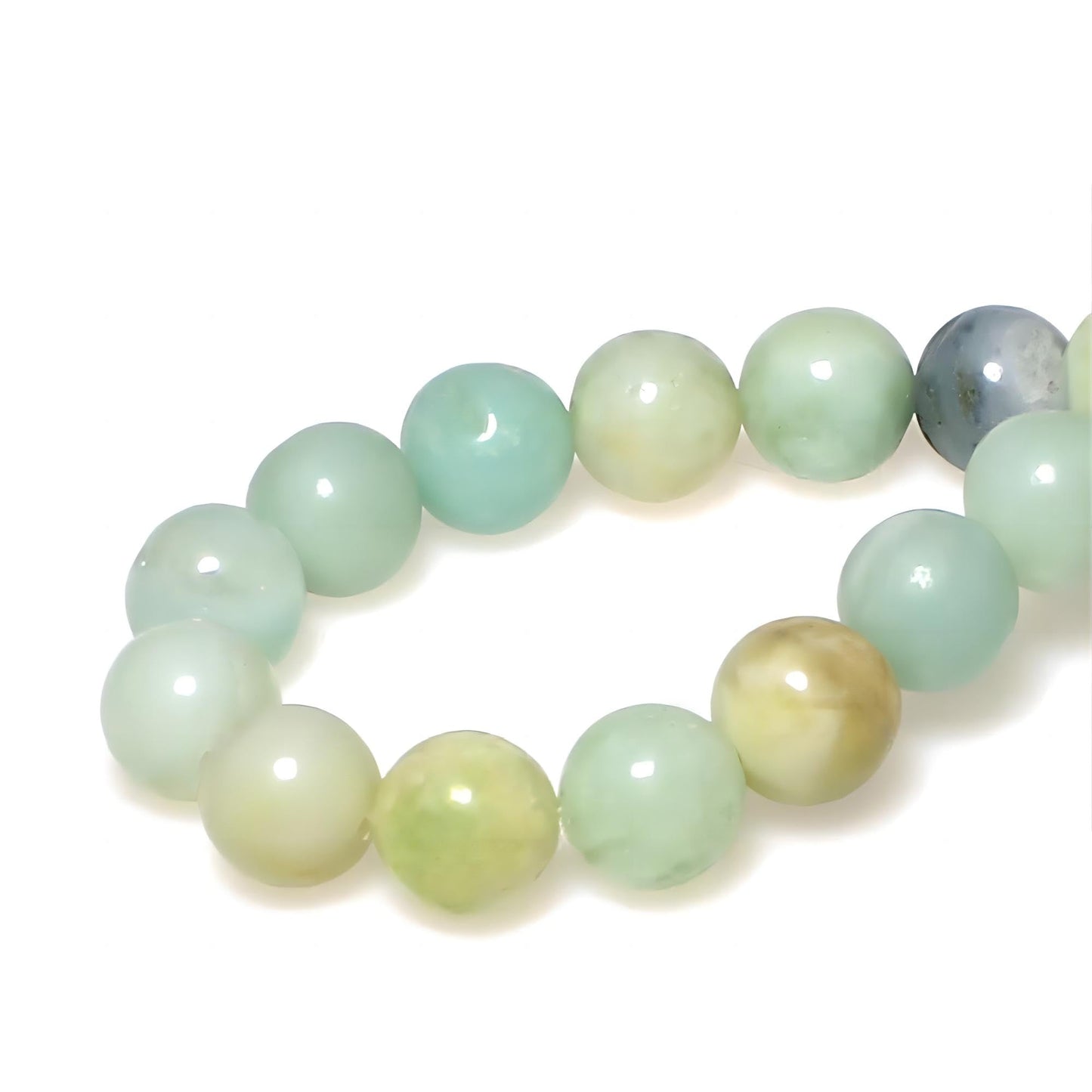 MJDCB Natural Stone Beads Multicolor Amazonite Round Loose Beads for Jewelry Making DIY Bracelet Necklace (10mm)