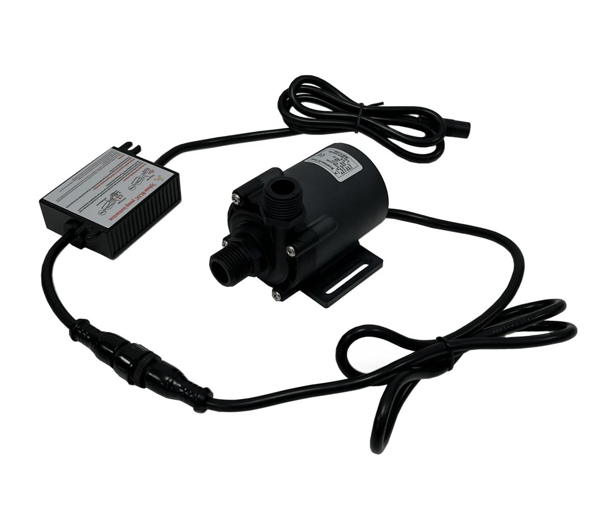 SHYSKY DC55E-12120S 12VDC Small Power efficient Brushless Water Pump 54W 12m 39ft 528GPH Flow Low Noise For Water Circulation Pressurization Cooling sys