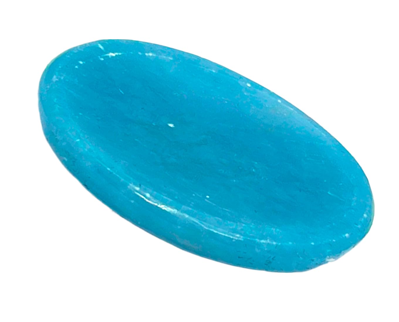 GEMSCITE Angelite Thumb Worry Stones Metaphysical Gemstone Crystal Healing Reiki Men Women Gift FENG Shui Positive Energy Love Wellness Palm Stones Wicca Powerful