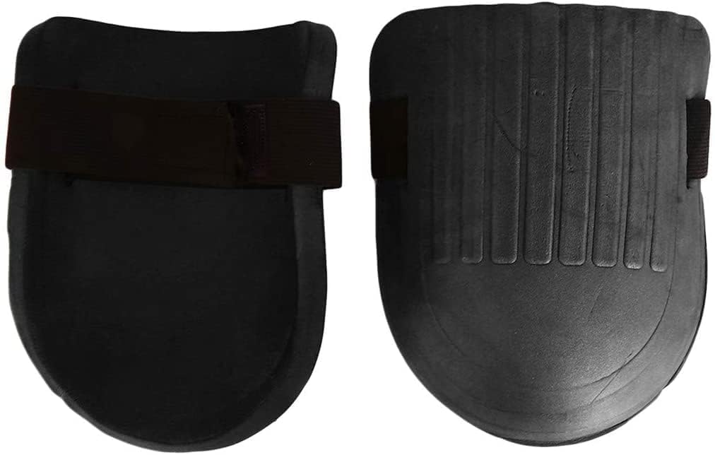 Zhuluck 1 Pair Black Knee Pads Heavy Duty and Comfort for Construction, Gardening, Flooring Work Use Safety Easy to Use Kneepads, Tools and Home Improvement, Ergonomic Supports Kneepads