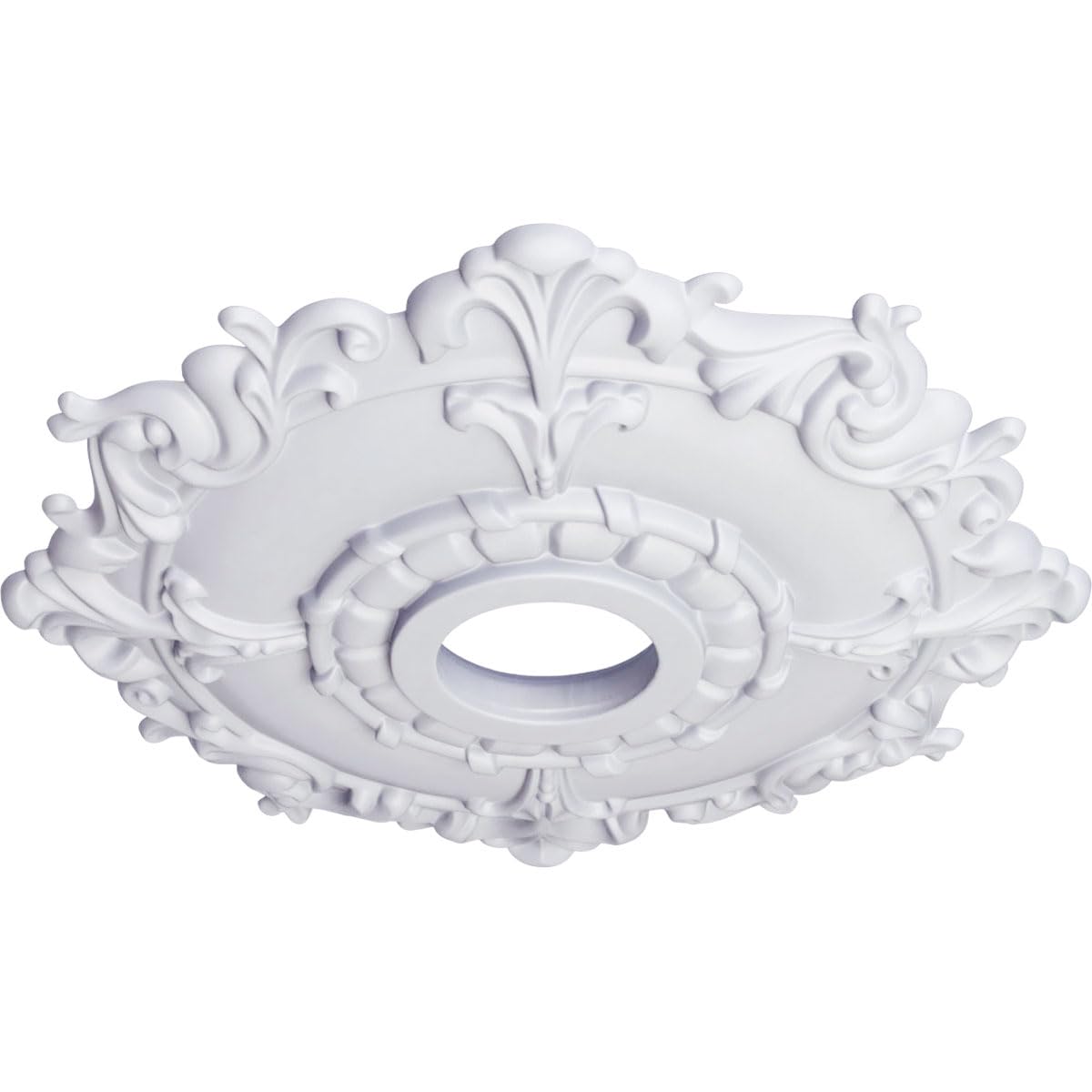 Ekena Millwork CM18RL 18-Inch OD x 3 1/2-Inch ID x 1 1/2-Inch Riley Ceiling Medallion