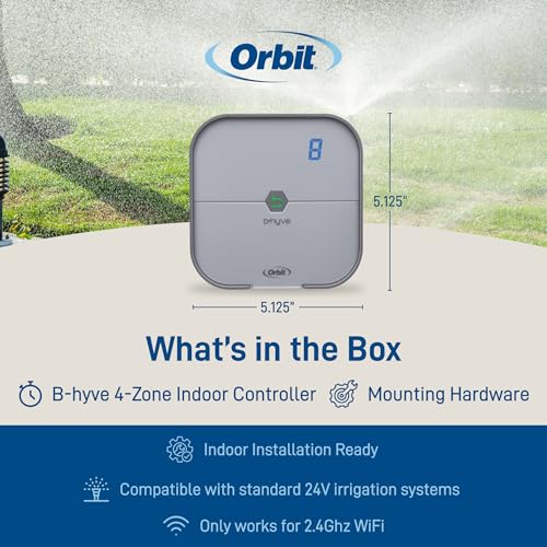 Orbit 57925 B-hyve 8-Zone Smart Indoor Sprinkler Controller