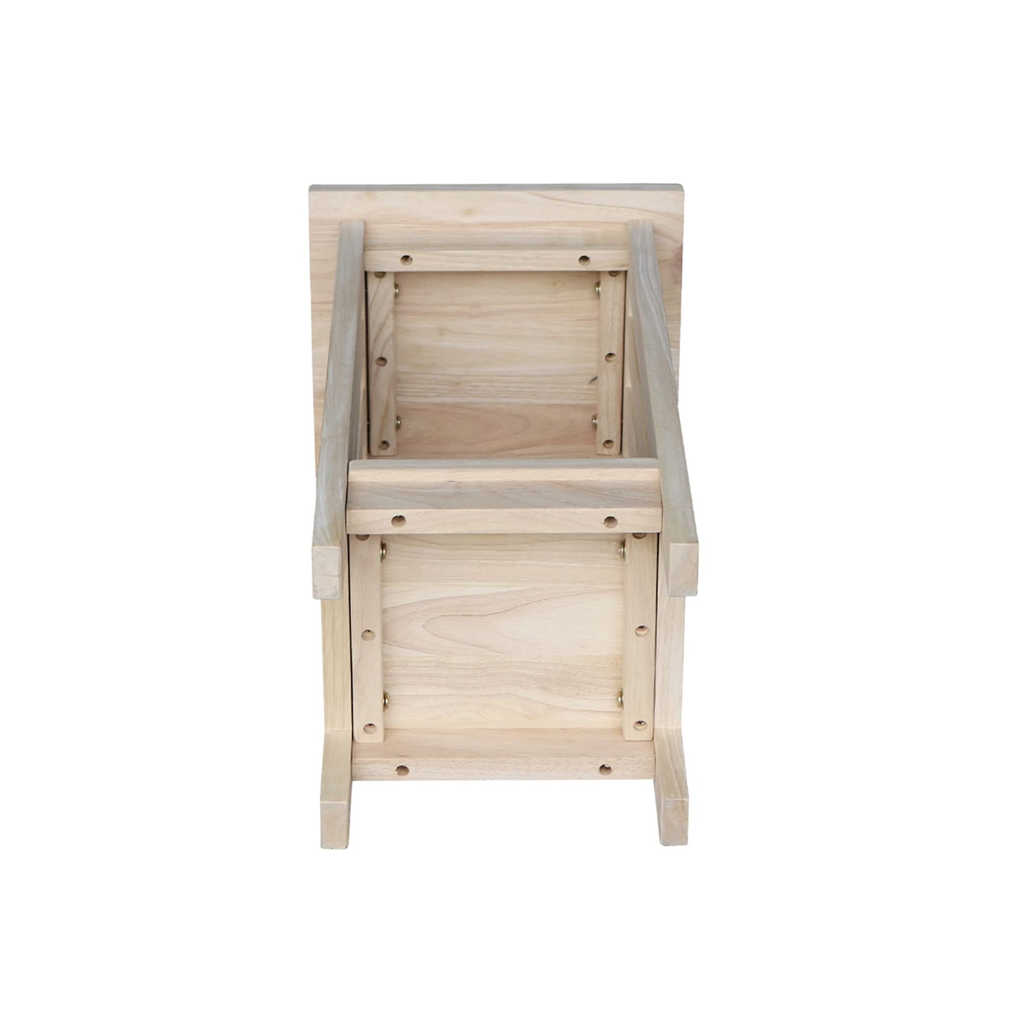 International Concepts Mission Plant Stand, 24-Inch High, Solid Parawood, Unfinished
