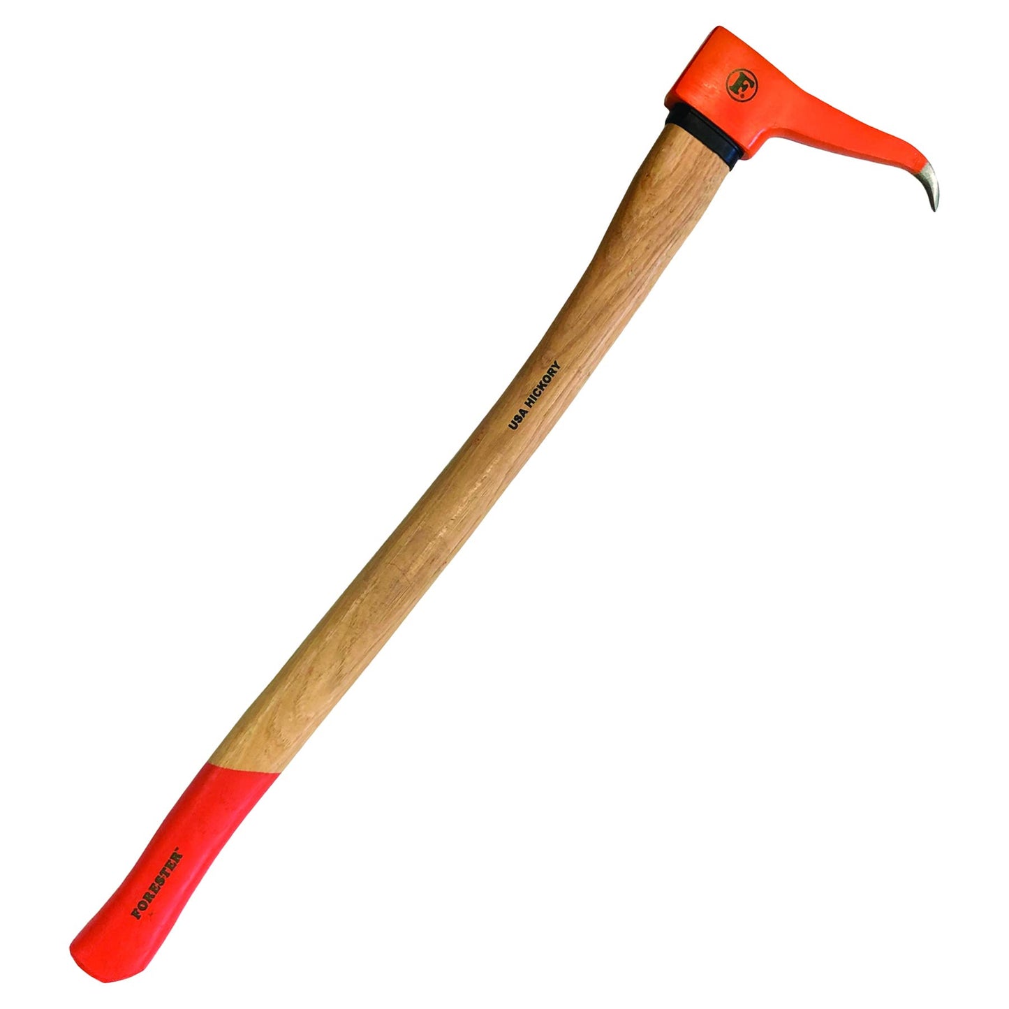 FORESTER Pickaroon Logging Tool 28in | USA Hickory Handle | Hookaroon Logging Tool | Log Roller Tool & Forestry Tools for Dragging and Stacking Logs