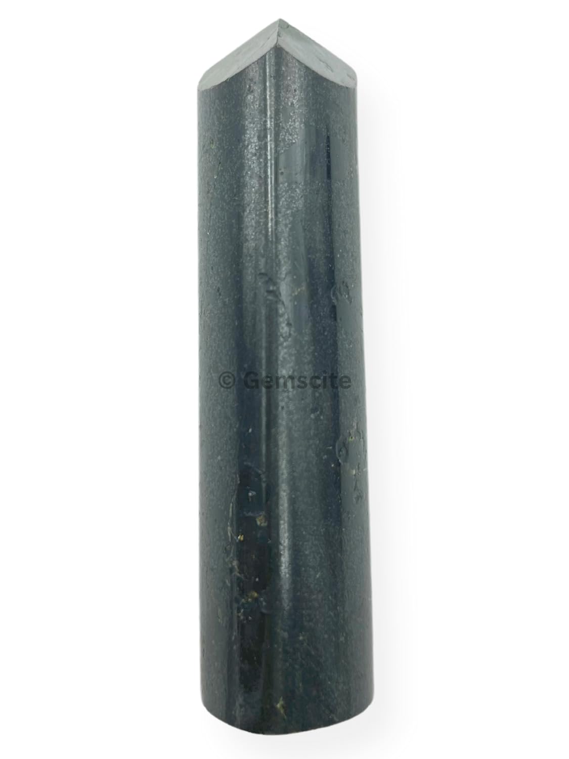 WholesaleGemShop 3 Inch (70 mm) Gemstones Black Tourmaline(3 -facet) Obelisk Tower Jumbo Facet Aura Rock Crystal Natural Polished Earth Wand Spirit