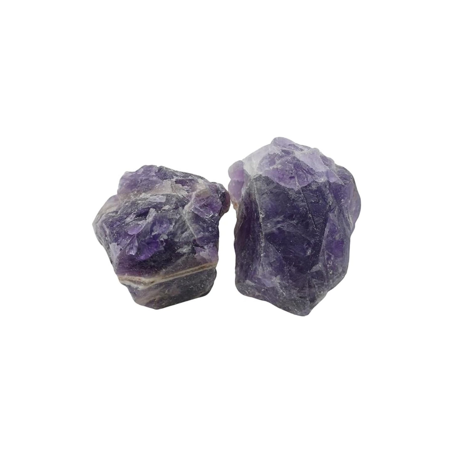 Crystals, Rocks, Jade, Crystals and Healing Stones, Witchcraft Supplies, Healing Crystals, Stones, Healing Stones, Rock Collection, Agate, Raw Stones (Amethyst, 2 Pcs)