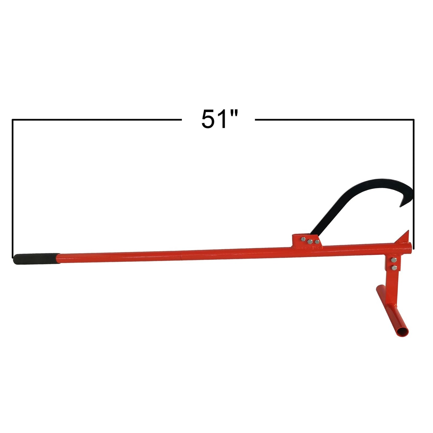 XROPURR 51" Timberjack Log Lifter, Adjustable Log Roller Cant Hook, Heavy Duty Steel Log Jack,Logging Tools for Rolling and Raising Up The Logs