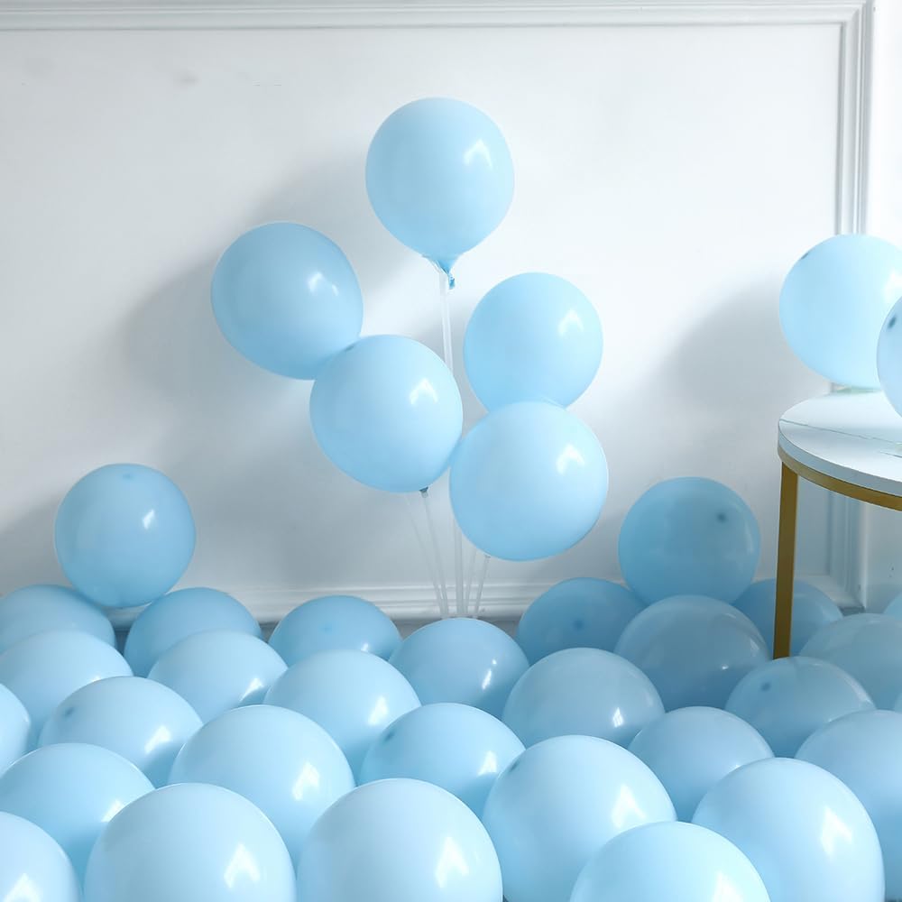 Blue Snowflake Balloon Garland Arch kit-Snowflake Balloon with Silver Blue White Latex Balloons set for Winter Wonderland Holiday Christmas Baby Shower Snow Princess Birthday Party Decorations