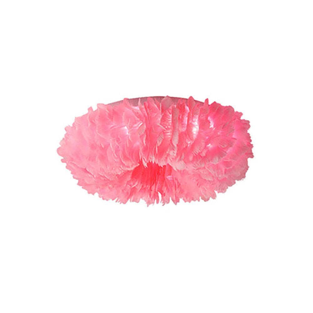 EUUDROBY Nordic Art Ceiling Light Fixture Modern Feather Decorative Ceiling Lamp Children's Room Bedroom Pendant Light 8 Lights E27 Flush Mount Hanging Lamp