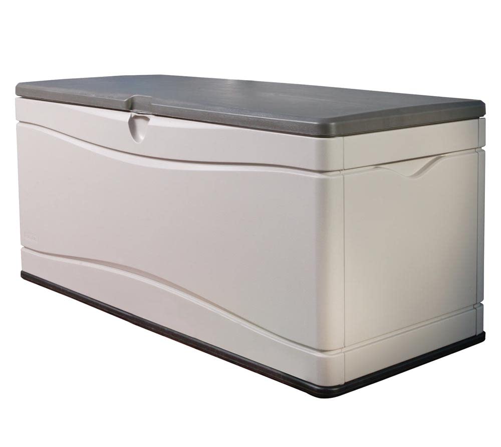 LIFETIME 60012 Extra Large Deck Box, 130 Gallon, Desert Sand/Brown