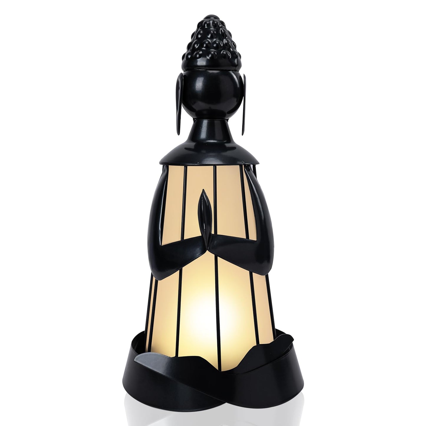 MUMTOP Solar Outdoor Lights Garden Decor, Shakyamuni Buddha Waterproof Solar Powered LED Light Meditation Buddha Yard Art Ornament for Patio Outside Lawn Backyard Balcony Decorations