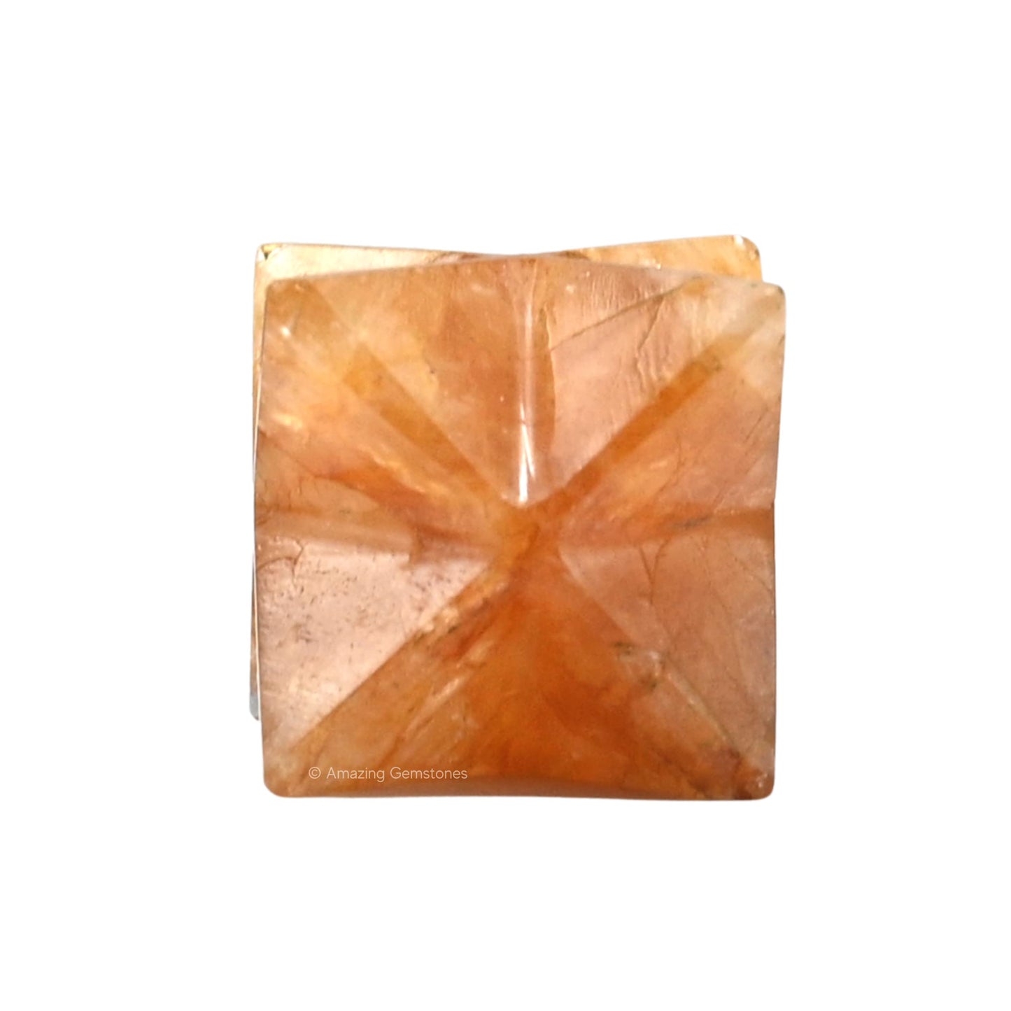 Amazing Gemstone Red Aventurine Merkaba Crystal - 0.75 Inches Metaphysical Merkaba Star for Meditation - Energetic Tetrahedron Crystal and Healing Stones for Spiritual Growth and Healing (15-20mm)