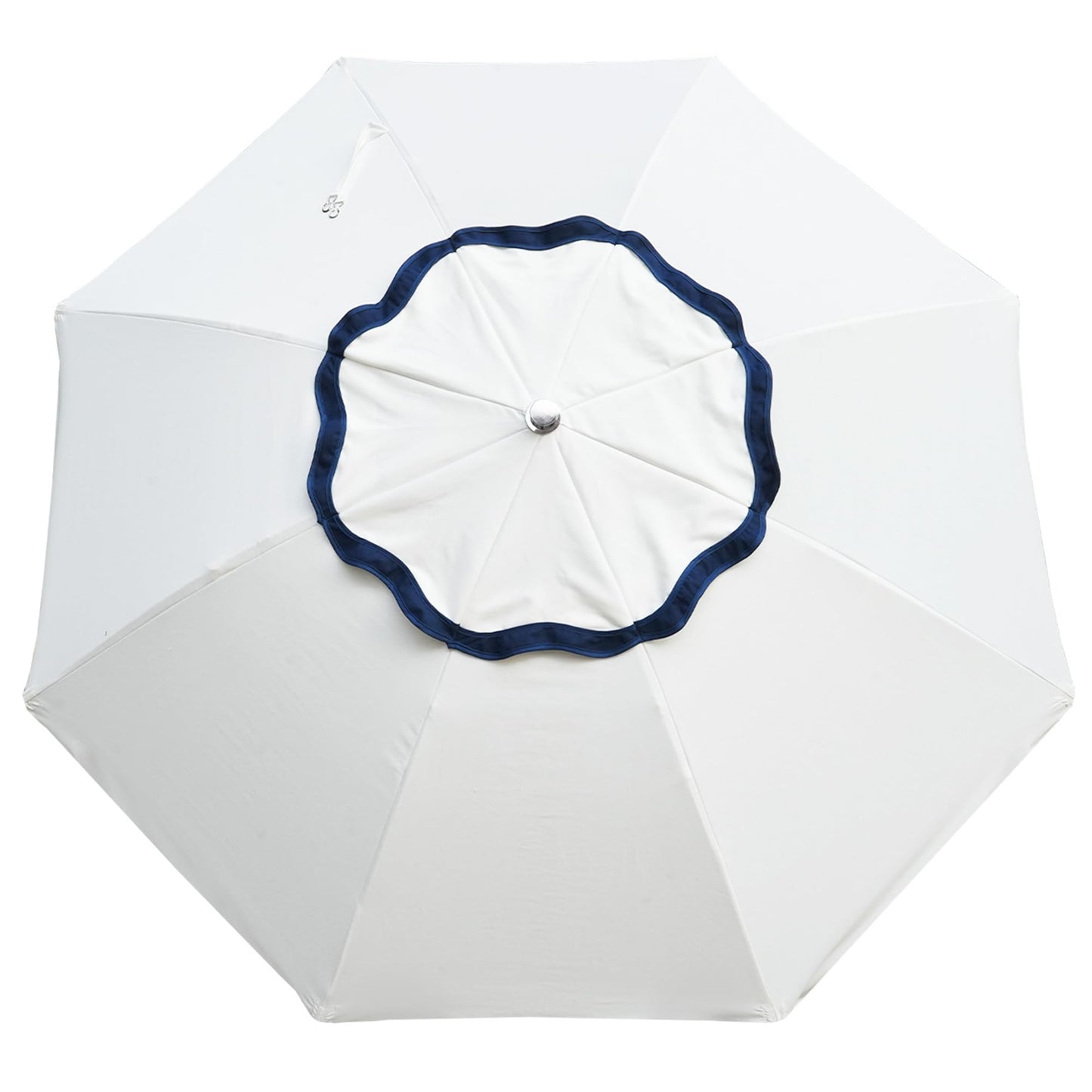 AMMSUN 7.8ft Seashore Umbrella, Outdoor Umbrella, Boho Patio Umbrella with UV 50+ Air Vent Ash Wood Pole Carry Bag & Water-Resistant Canvas