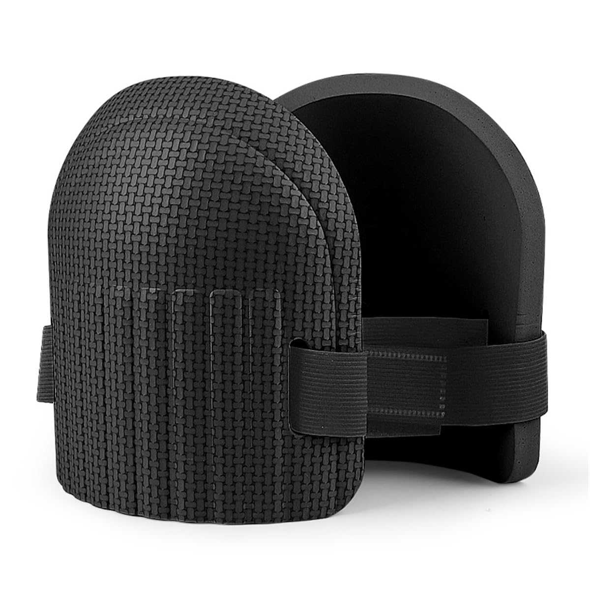 Price Xes Foam Knee Pads - Sturdy & Comfortable Knee Pads for Work, Construction, Cleaning Floors, Gardening - Men and Women Suitable Kneeling Cushions with Adjustable Elastic Band, 1 Pair (Black)