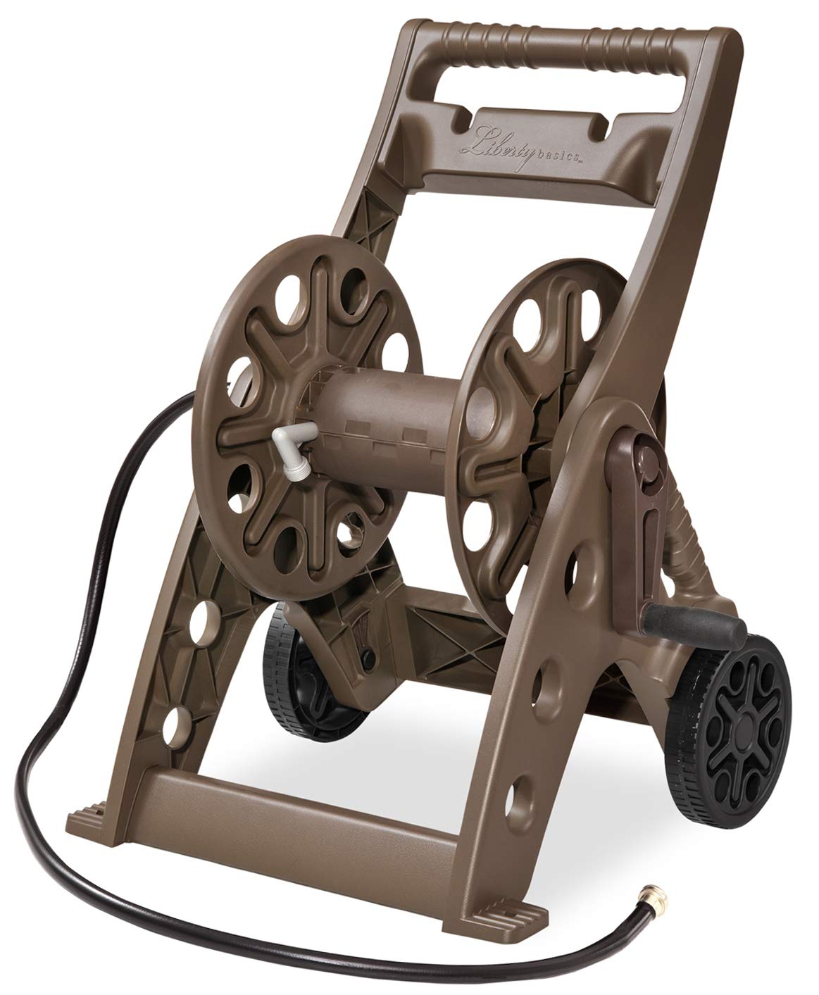 Liberty Garden Products 514 Two Wheel, Hose Cart, Plastic,bronze (Assembly required)