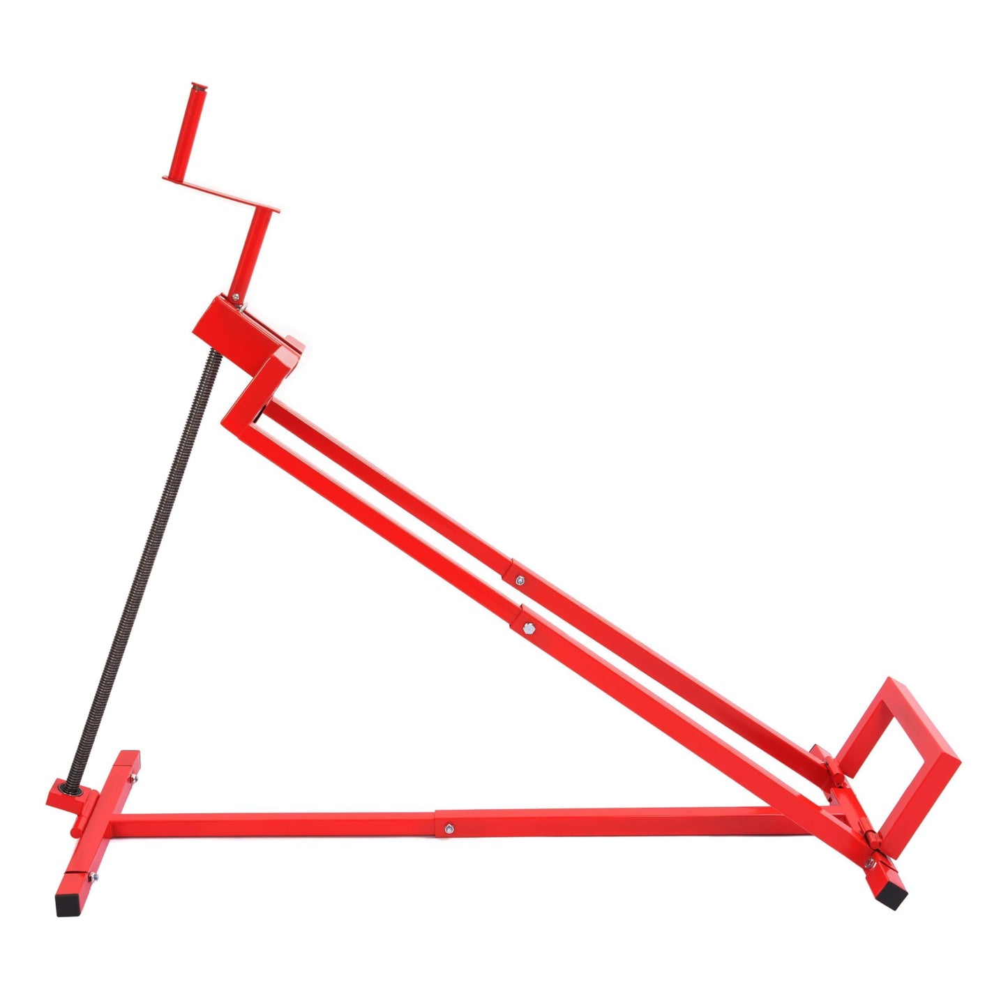 KUAFU Lawn Mower Lift Jack, Telescopic Maintenance Jack for Lawn Mowers and Garden Tractors, Manual Handle & Power Tool Extension Red, GO-3711