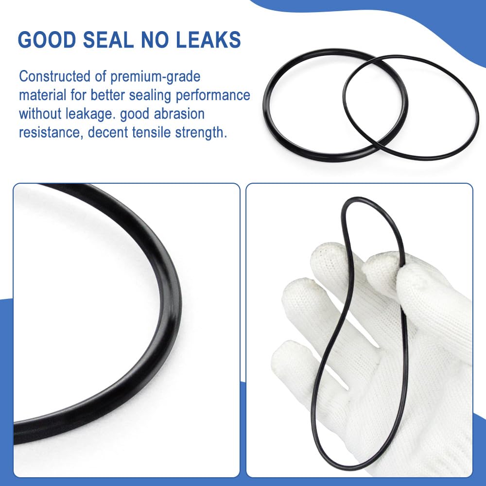 ECROUATY Hydraulic Log Splitter Cylinder Rebuild Seal Kit for 4.0"Bore x 1.75" Rod Cylinder, Huskee Log Splitter Parts Hydraulic Cylinder Rebuild Kit (Pack of 11)