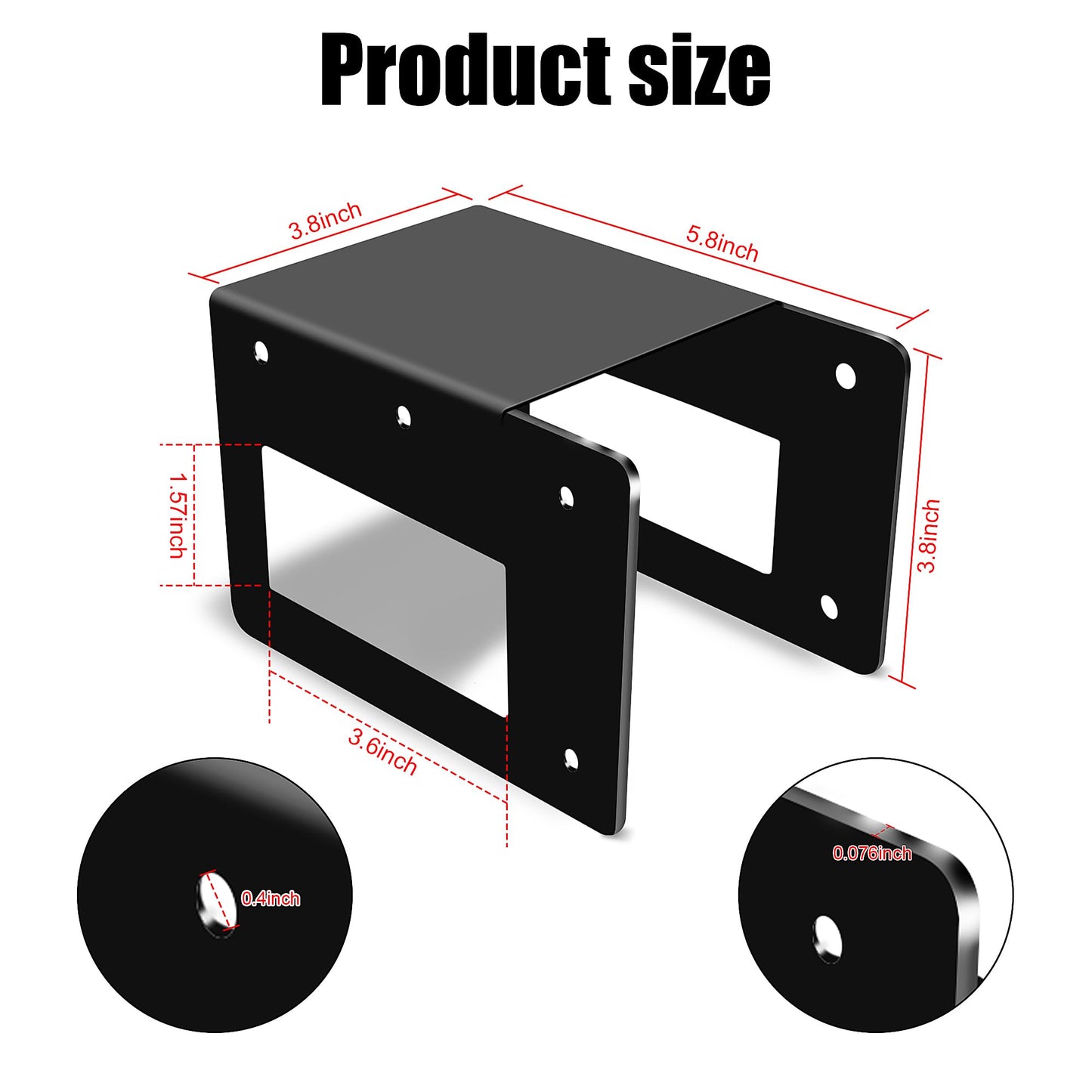 Zhitaoxun 4 Pack Firewood Log Storage Rack Bracket,Indoor Outdoor Adjustable Heavy Duty Powder Coated Steel Holder,Fireplace Wood Storage, Log Holder