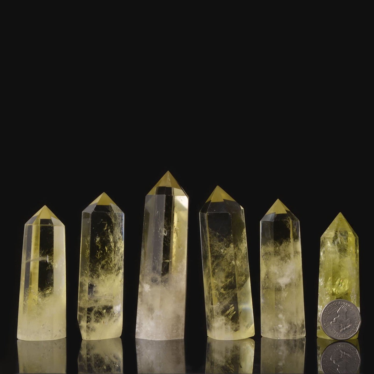 Large Citrine Crystal Tower Healing Crystal Wand For Spiritual Use Hexagonal Point Reiki Chakra Gemstone Home Office Decor