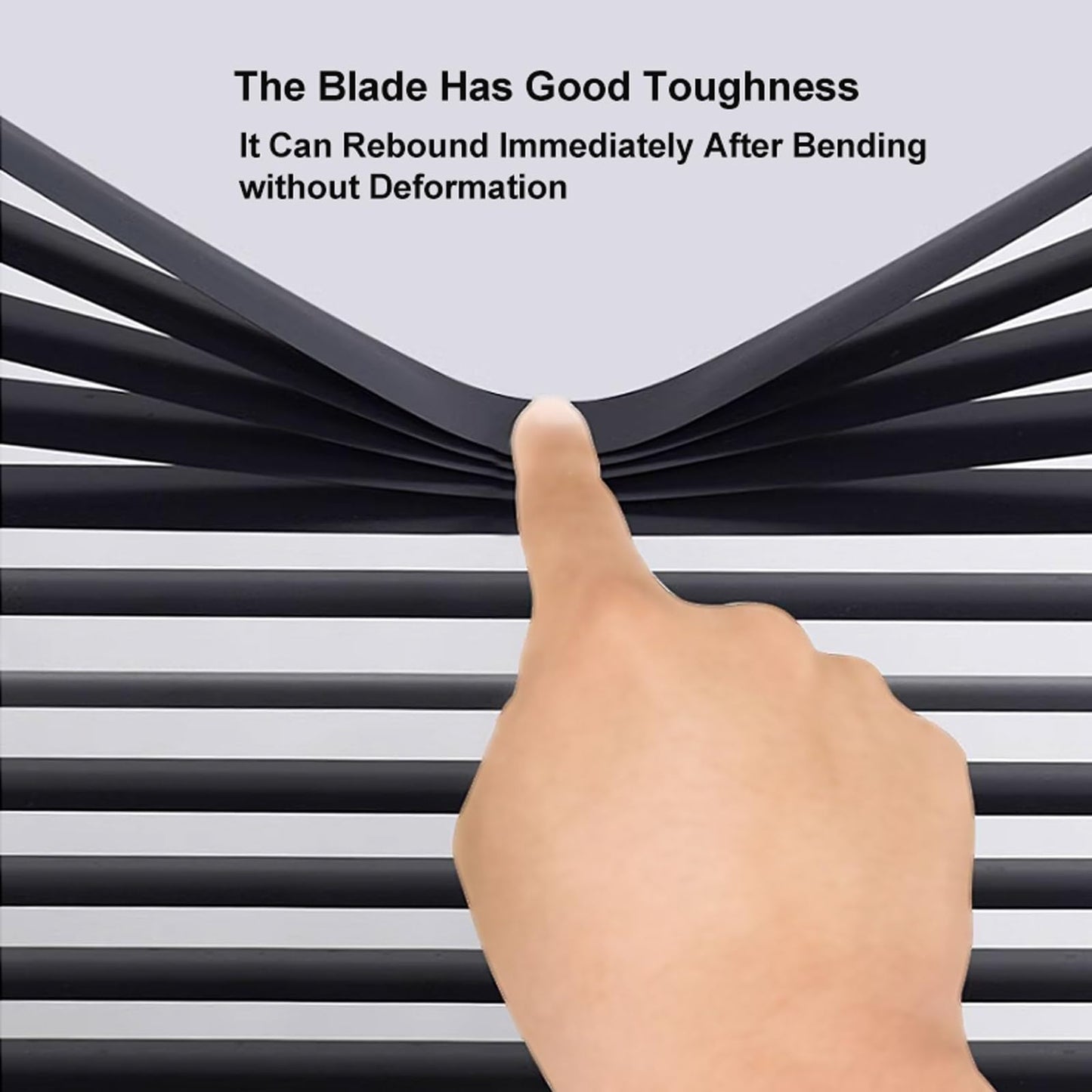 Aluminum Venetian Blinds Privacy Blinds Black Shutters Horizontal Slats Darkening Blind Thermal Shutters Home Cordless(80x160cm/31x62in)