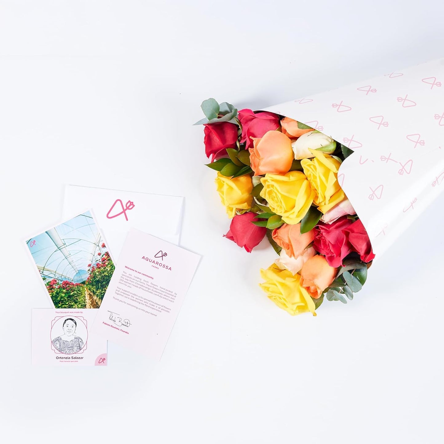 Aquarossa Farms – Mothers Day Flowers for Delivery, Fresh Flowers Bouquet, Handpicked from the Farm, Gift for Mom, Birthday, Anniversary, or Just Because – 24 Fresh Roses