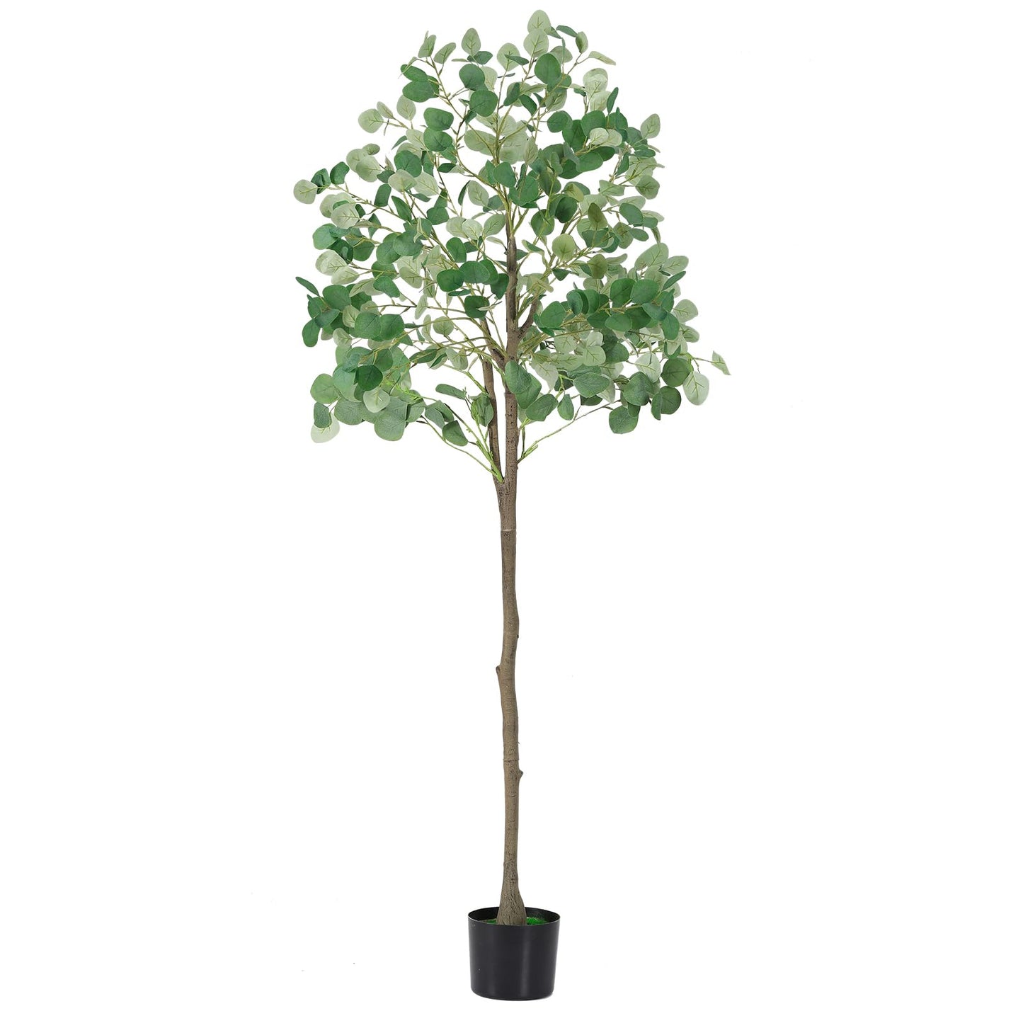 5ft Artificial Eucalyptus Tree, Realistic Faux Potted Plant with Nursery Pot, Full & Lush Greenery for Home Office Living Room Floor Decor