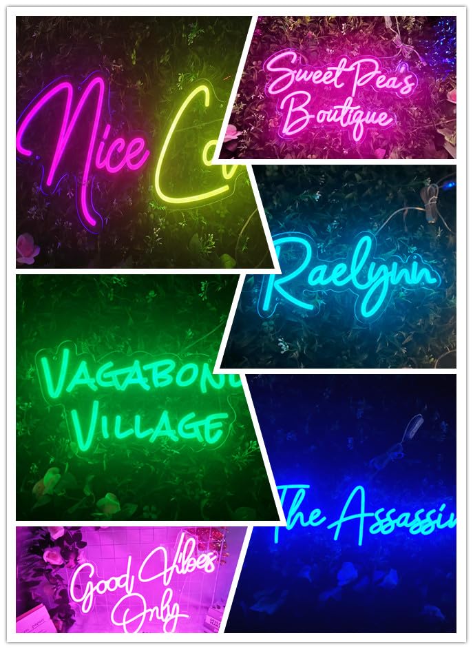 Custom Neon Sign - Personalized LED Wall Decor for Bedroom, Birthday Gift, Wedding, Party, Bar, Salon Decoration