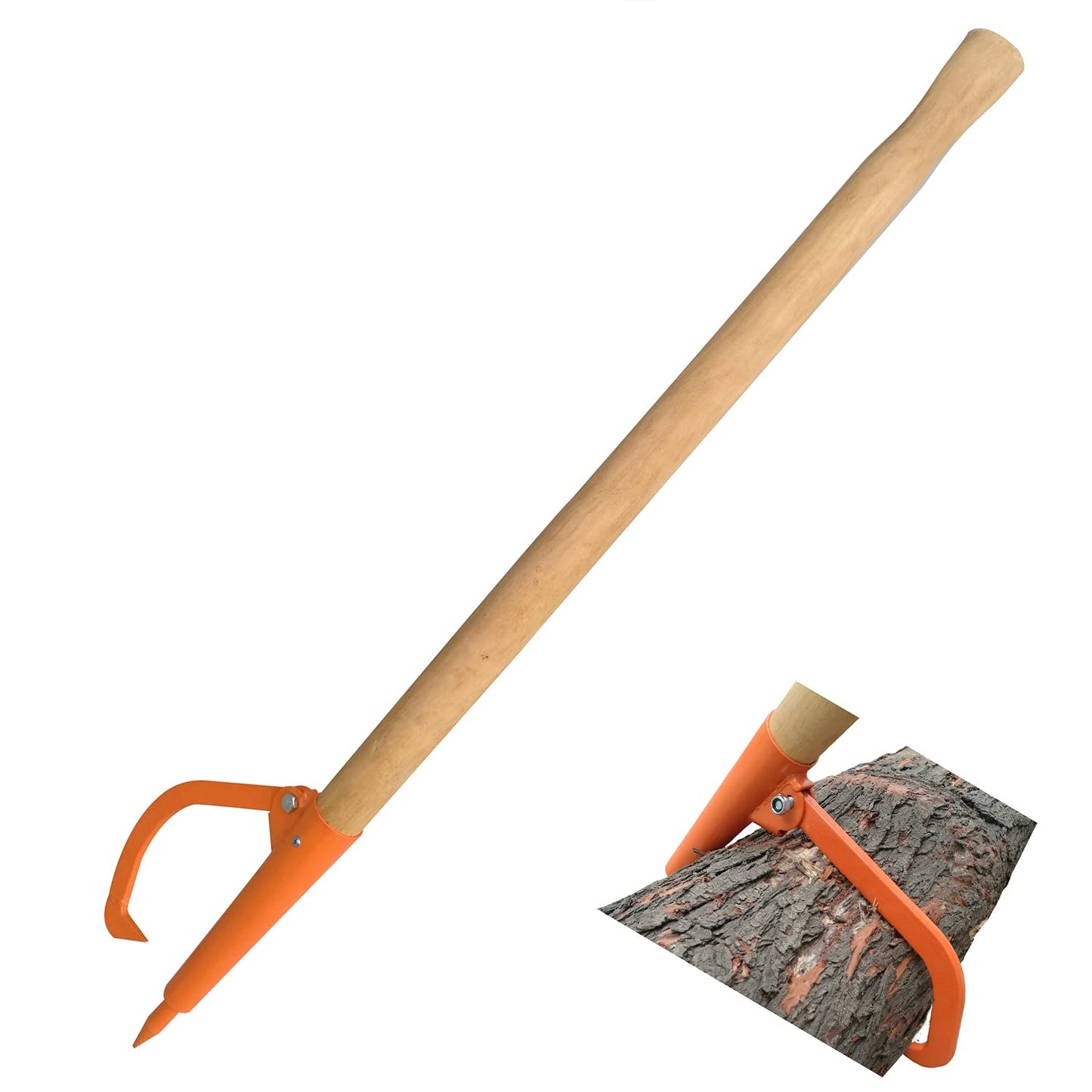 Peavey Cant Hook - 49" Log Peavy - Retractable 16" Opening Felling Tool