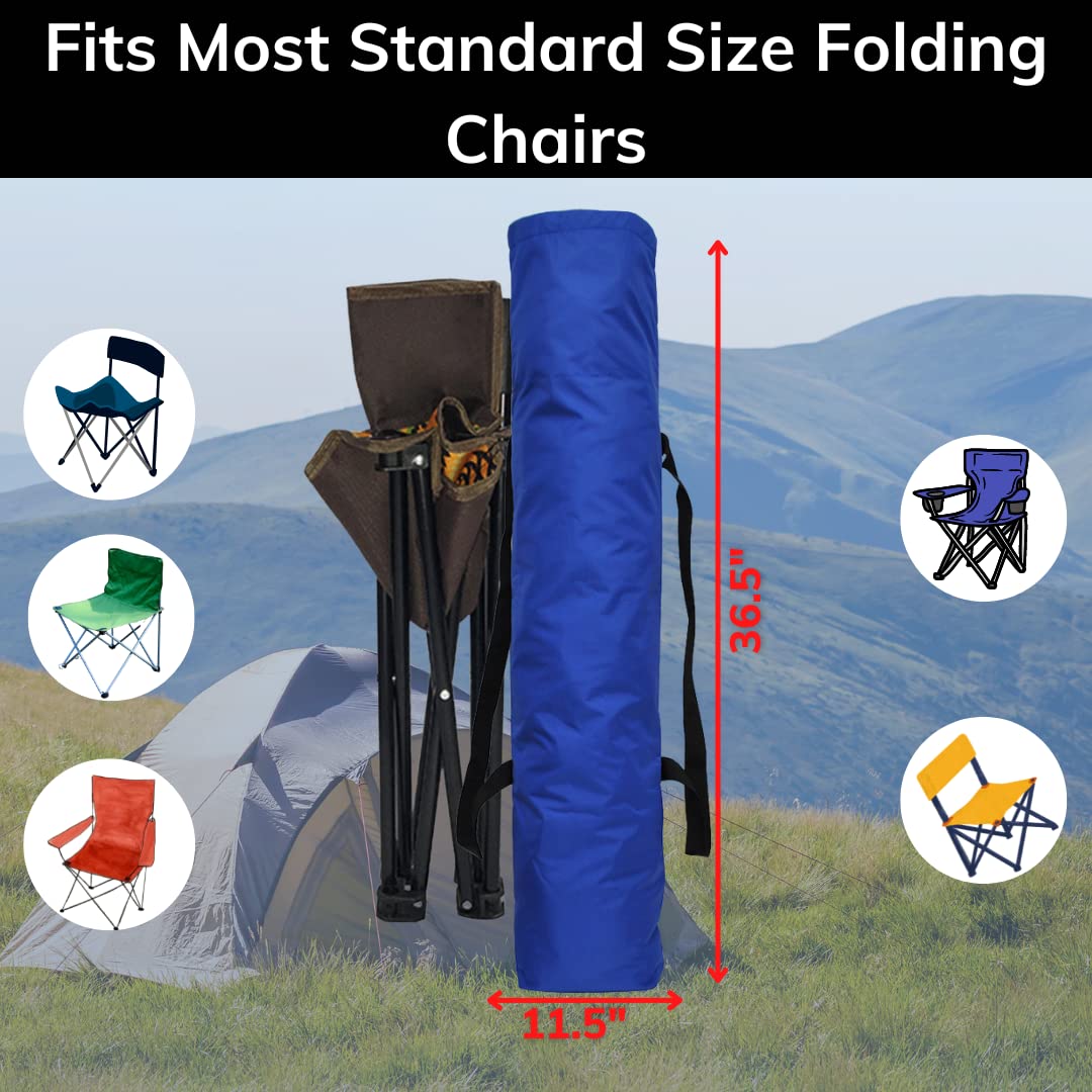 NGIL Camp Folding Chair Carry Bag (Replacement Bag), Outdoors Folding Chair Cover, Bag Chair for Adults, Camping Chair Replacement Bag (No Chair Included) (Gray)