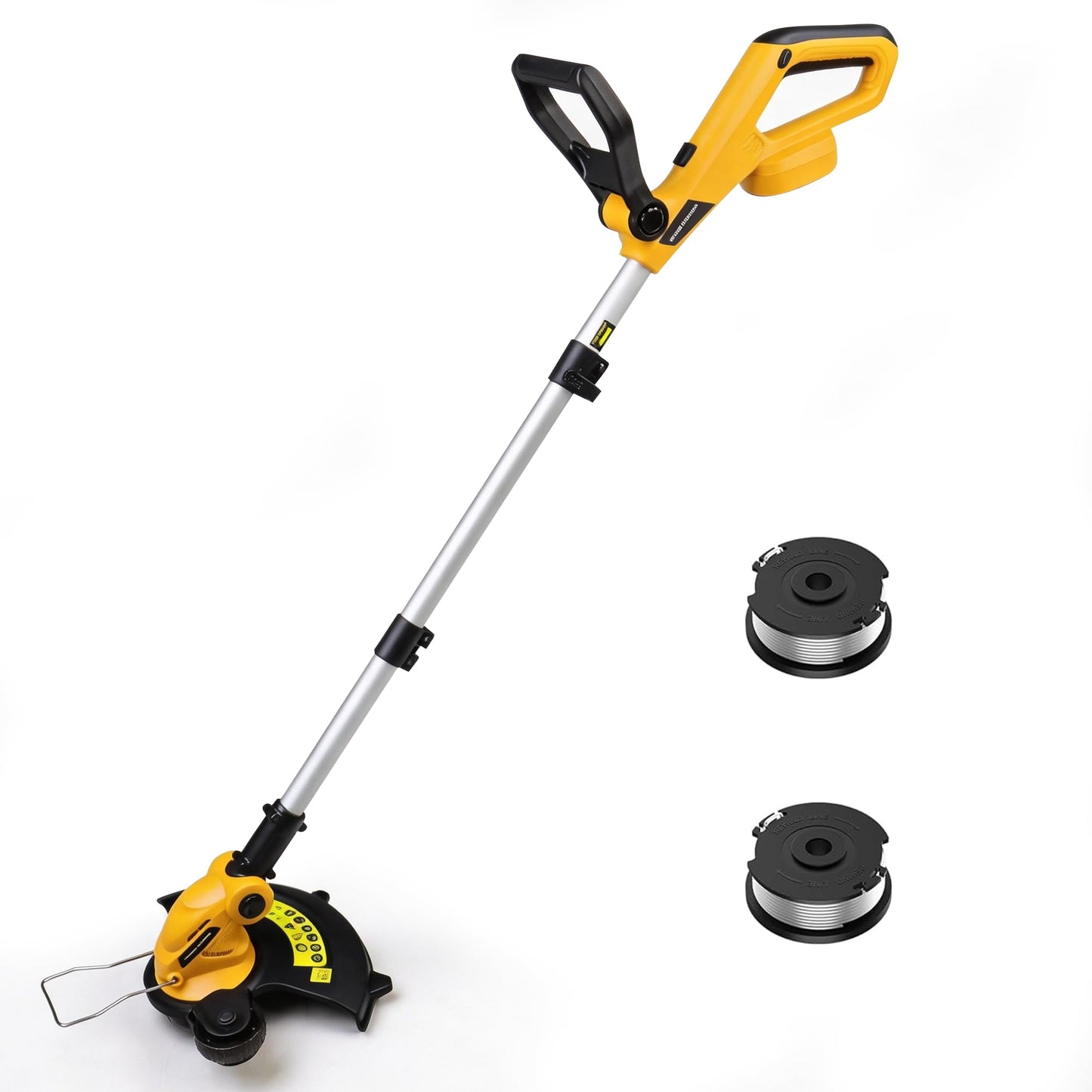 Weed Wacker Weed Eater, 3 in 1 Cordless String Trimmer Compatible with Dewalt 20V Battery (Battery Not Included), 12" Cut, Auto Line Feed, Foldable Edger for Yard Garden