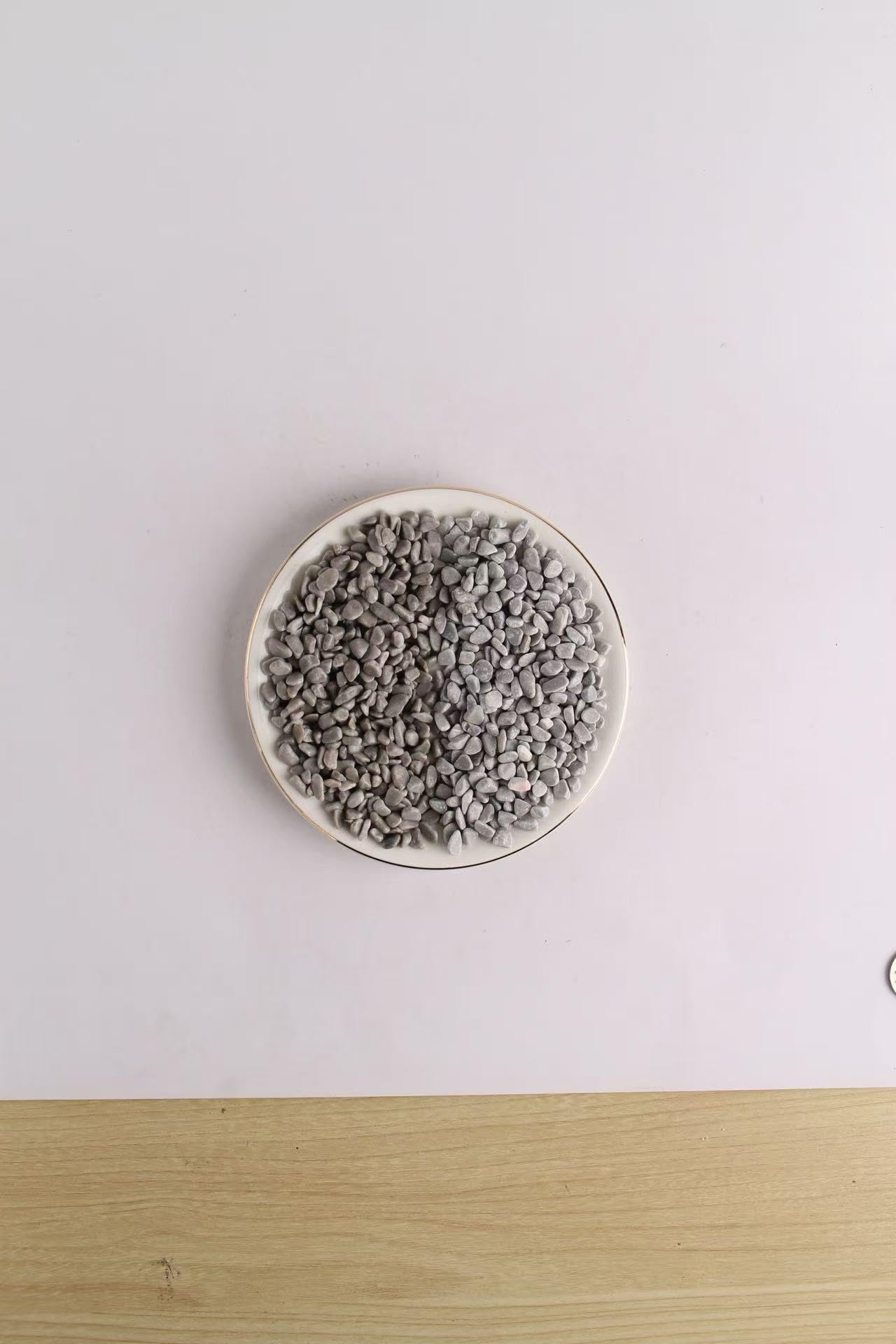 ScapeStone Decorative Polished Pebbles, 1/5 Inch Natural River Rocks, Grey Stone, Pebble Shape, for Succulent, Cactus, Aquariums, Terrarium
