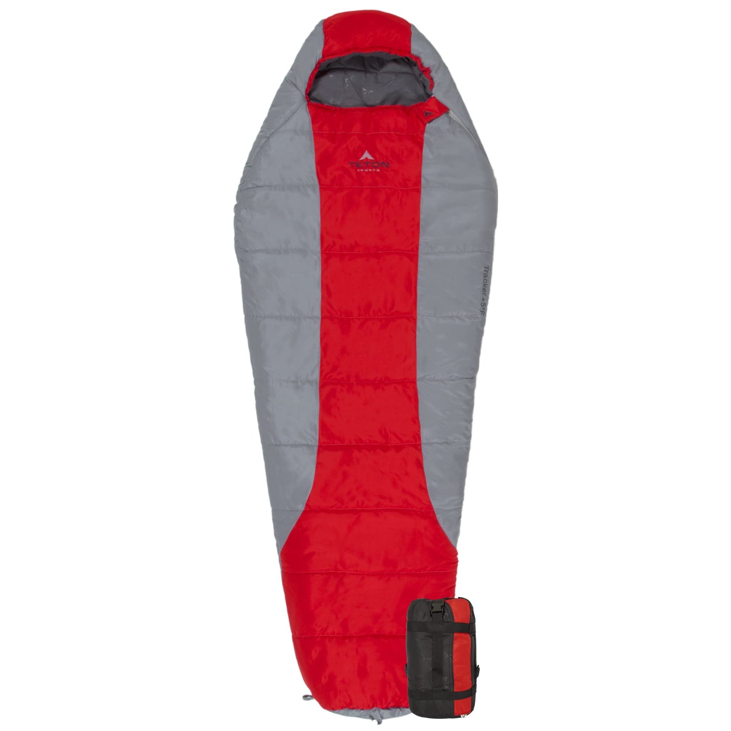 Teton Tracker, 5 Degree Sleeping Bag; Lightweight, Warm Mummy Sleeping Bag, Camping, Backpacking, Hiking