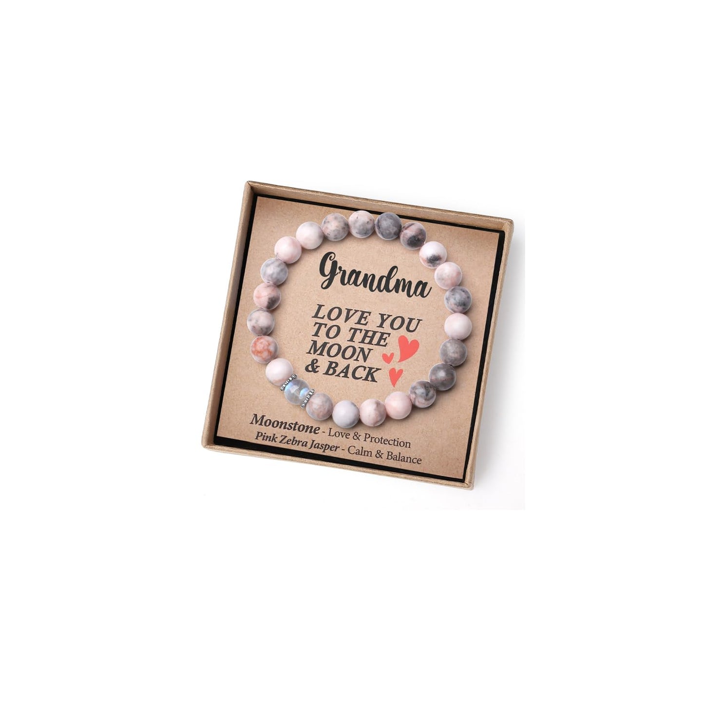 THEMEROL Gifts for Grandma from Granddaughter Grandma Mothers Day Gift Ideas Grandma Bracelet Birthday Gifts from Grandchildren Gigi Bracelet Personalized Presents Christmas Valentines Day