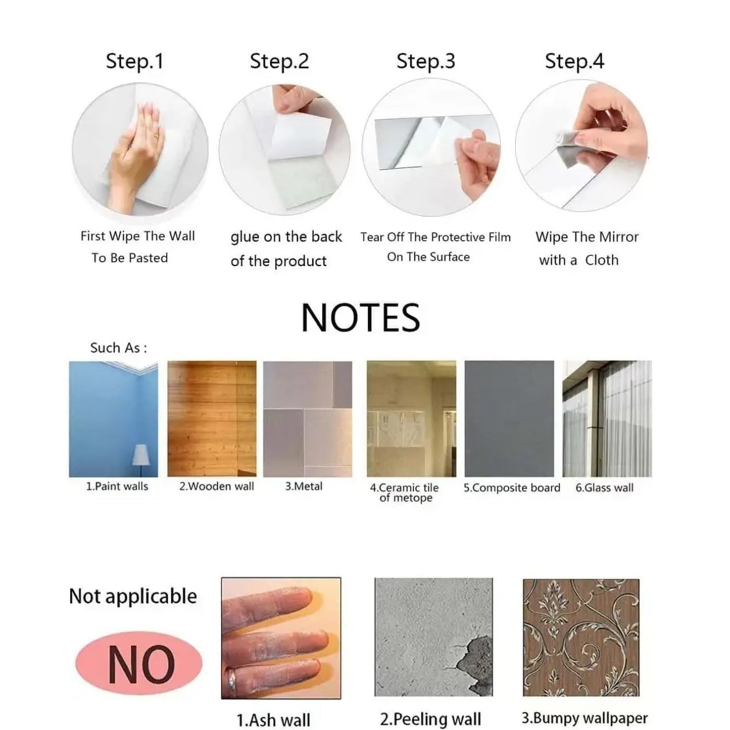 OUTANA Acrylic Wall Decor, Peel and Stick r Strips, Vertical Tiles for Entryway, Bedroom & Bathroom, Shatterproof Wall Decor for Small Spaces, Gold Silver Black (20, Silver)