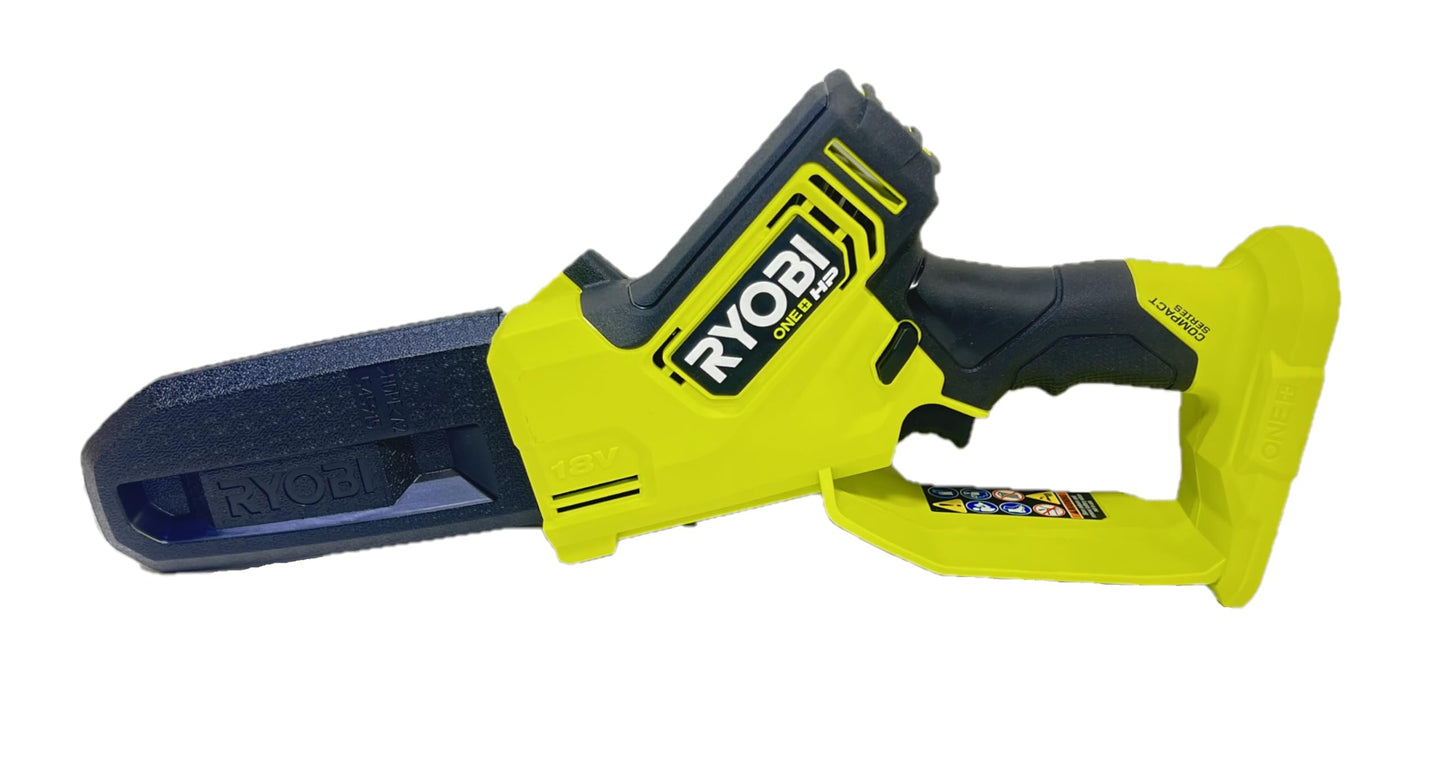 RYOBI ONE+ HP 18V Brushless 6 in. Compact Pruning Mini Chainsaw Kit with Battery and Charger (Bulk Packaged)