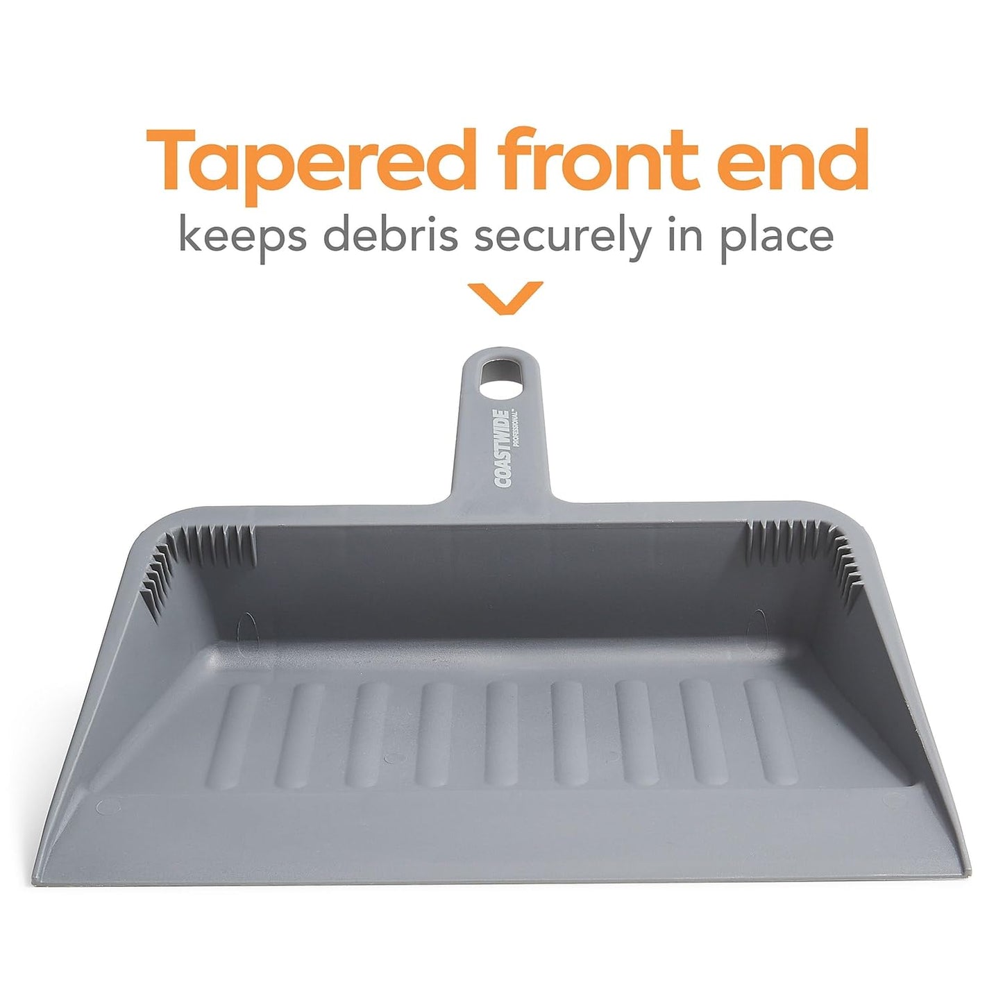 Coastwide Professional 11.9" Heavy Duty Dustpan, Gray