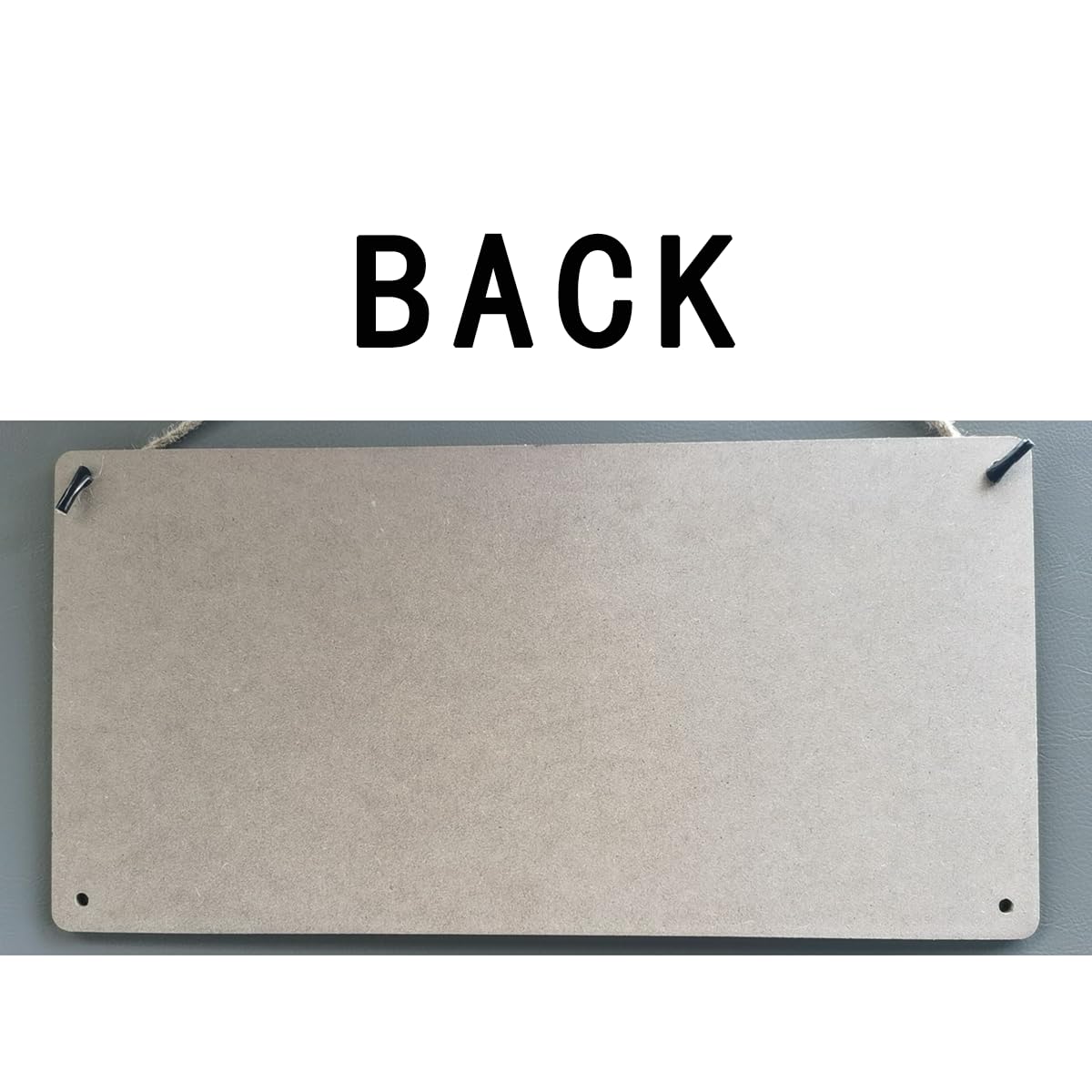 ZOLRITH Personalized Wooden Signs with Name Logo Photo Any Text Customizable Garden Sign Customized Room Sign Wall Hanging Sign Decoration for Front Door Home Kitchen Garden, Rectangular-Blank 12"x6"