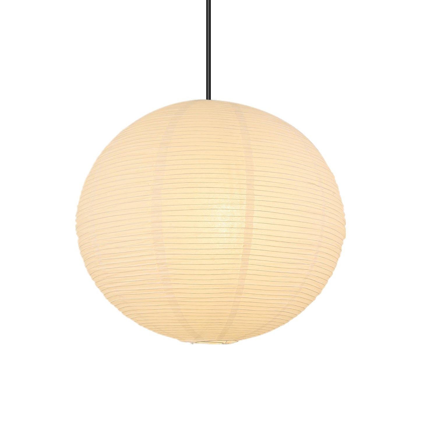 White Round Paper Lantern Lampshade, 12"x12'' Small Paper Lanterns Pendant Light Shade, Chinese Foldable Design for Living Room, Bedroom, Ceiling Lampshade Party Decor