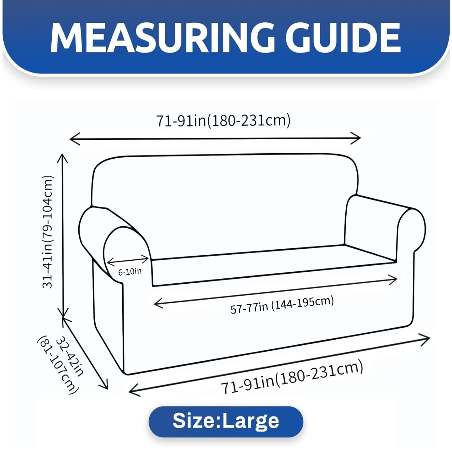 XINEAGE 2026 New 1 Piece Couch Covers for 3 Cushion Couch (79"-91") Stretch Sofa Cover Slipcover Pet Friendly Soft Washable Furniture Protector with Elastic Bottom for Kids,Dog (Sofa, Light Gray)