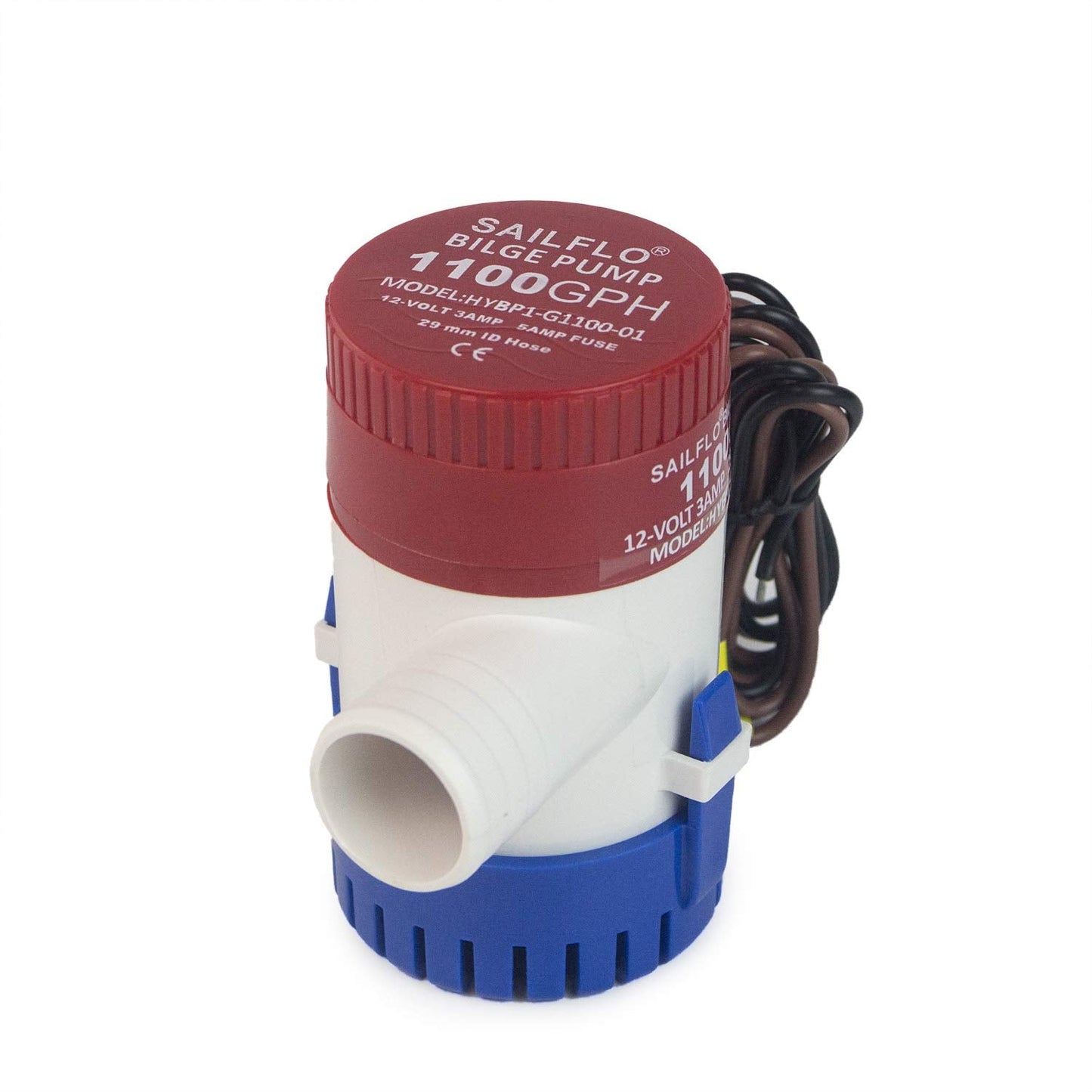 Non-Automatic Marine Electric Bilge Pump for Ponds, Pools Spas Silent Boat Caravan RV Submersible