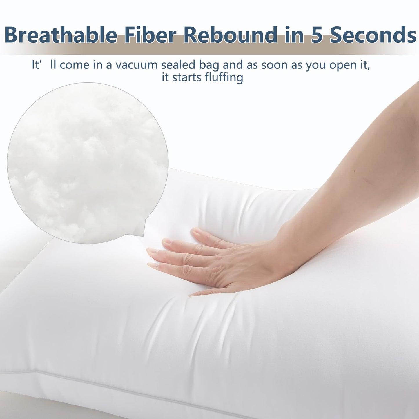 CozyLux Pillows Standard Size Set of 4, Hotel Quality Bed Pillows for Sleeping 4 Pack, Cooling Pillows for Side Back and Stomach Sleepers, Down Alternative Luxury Soft Supportive Pillows (18x26)