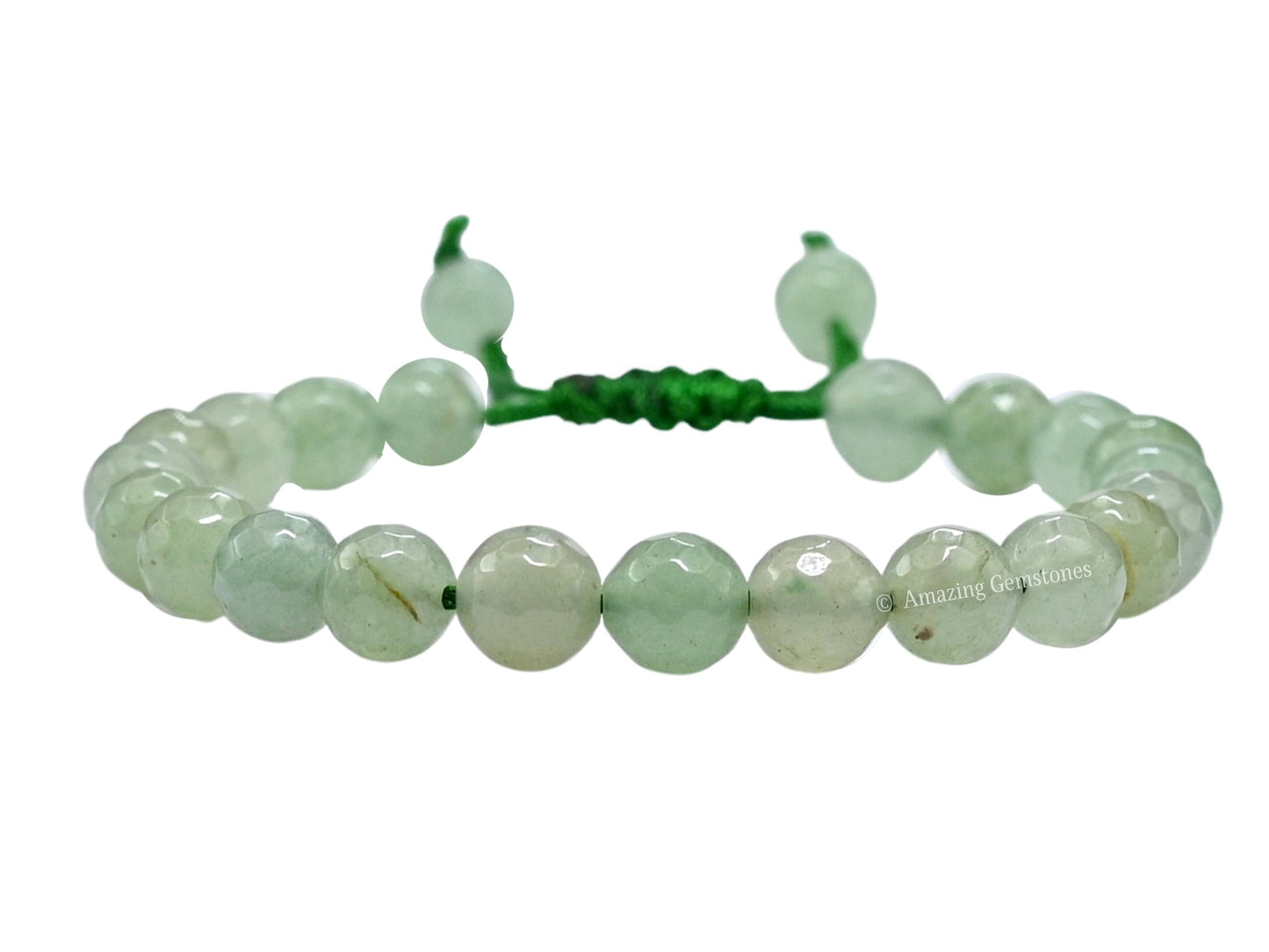 Amazing Gemstone Green Aventurine Bracelet for Women - Chakra Mens Bracelet Protection Crystals and Healing Stones - Blessing Bracelet Spiritual Meditation Gift Christmas Stocking